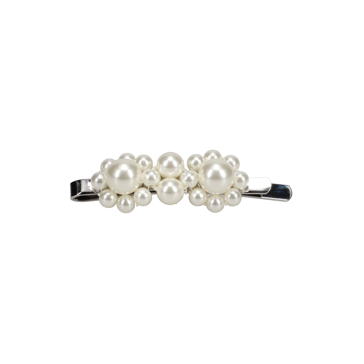 MINI FLOWER HAIR CLIP / 100:WHITE