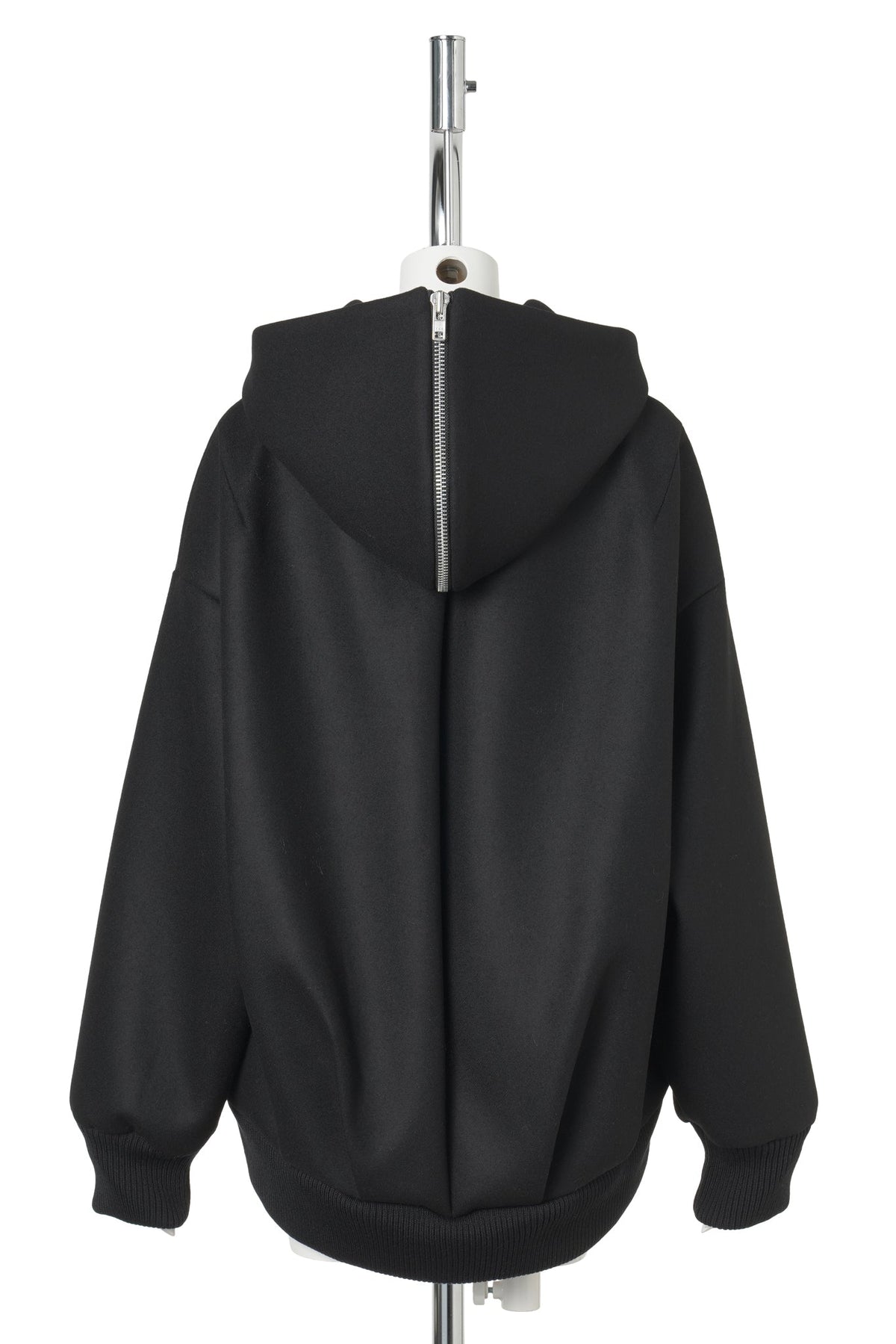OVERSIZED SPUTHOOD JACKET W/EMB / 150:BLACK/JET