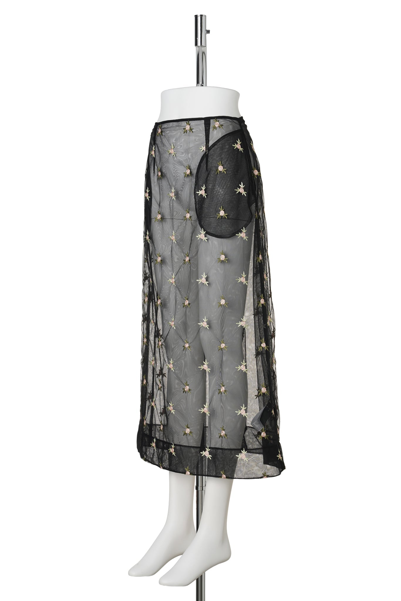 RIPPLE SKIRT / BLACK