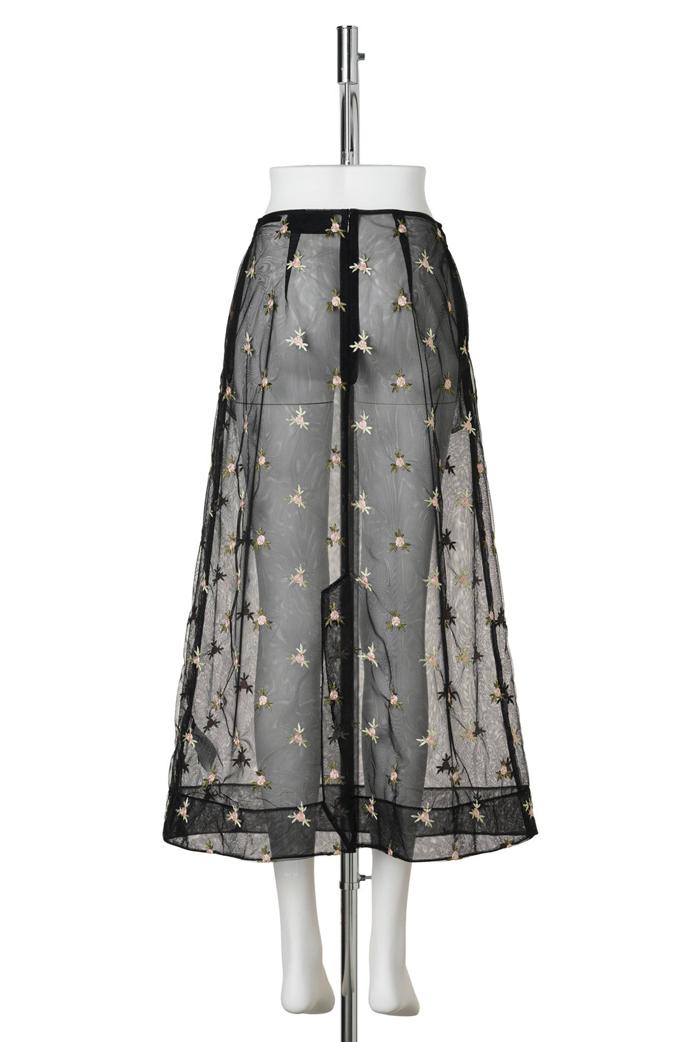 RIPPLE SKIRT / BLACK
