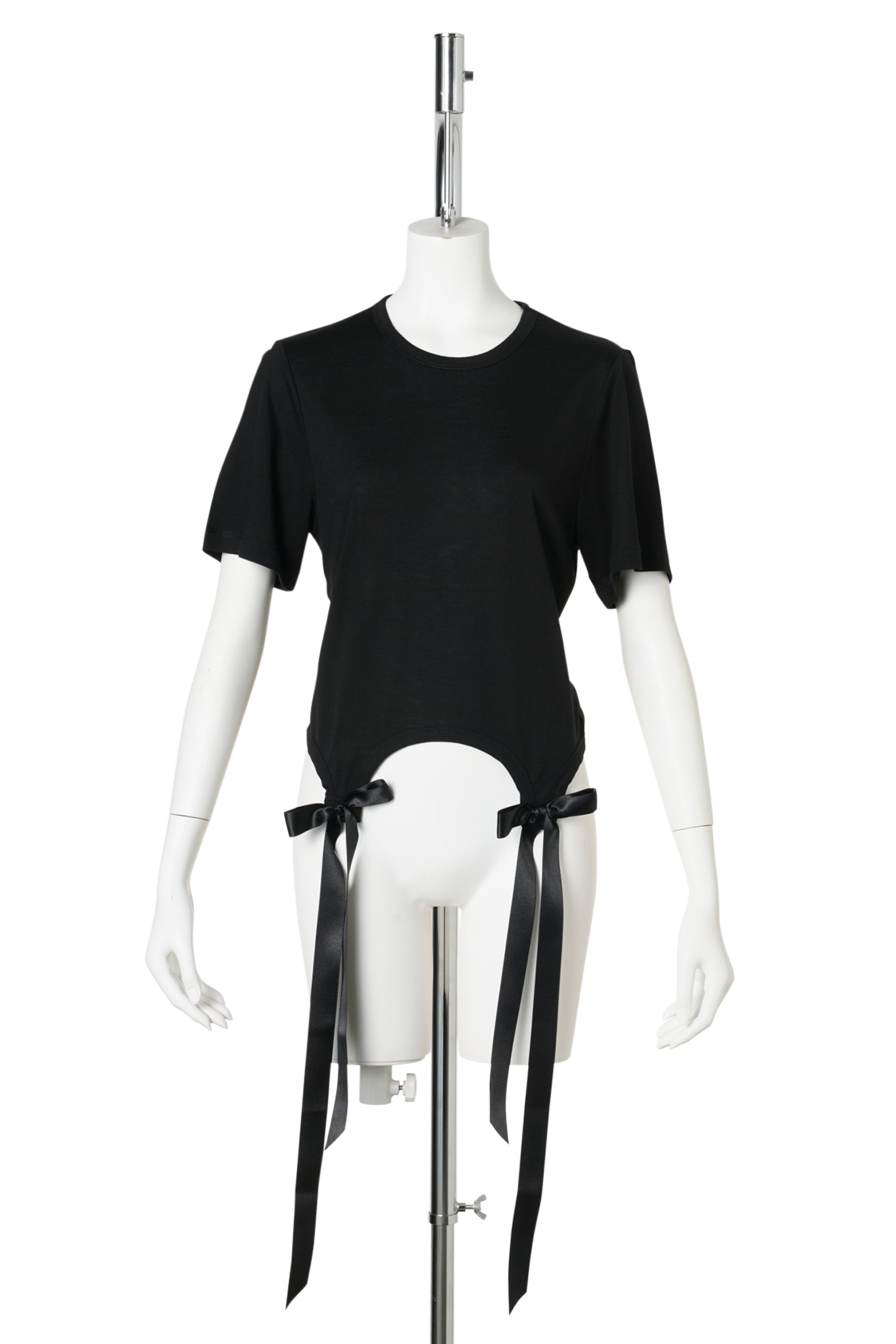 BOW TAIL EASY T-SHIRT / BLACK