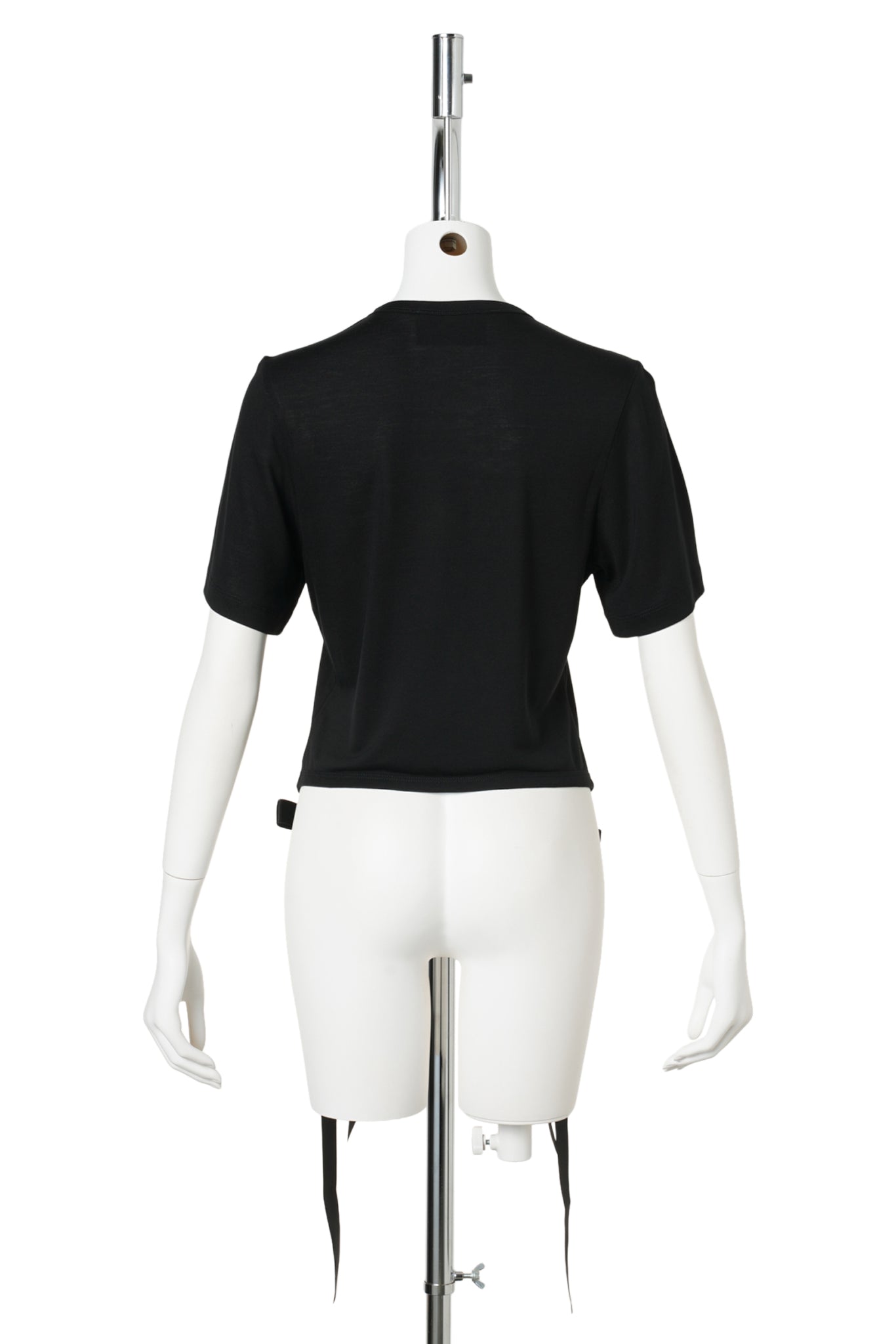 BOW TAIL EASY T-SHIRT / BLACK