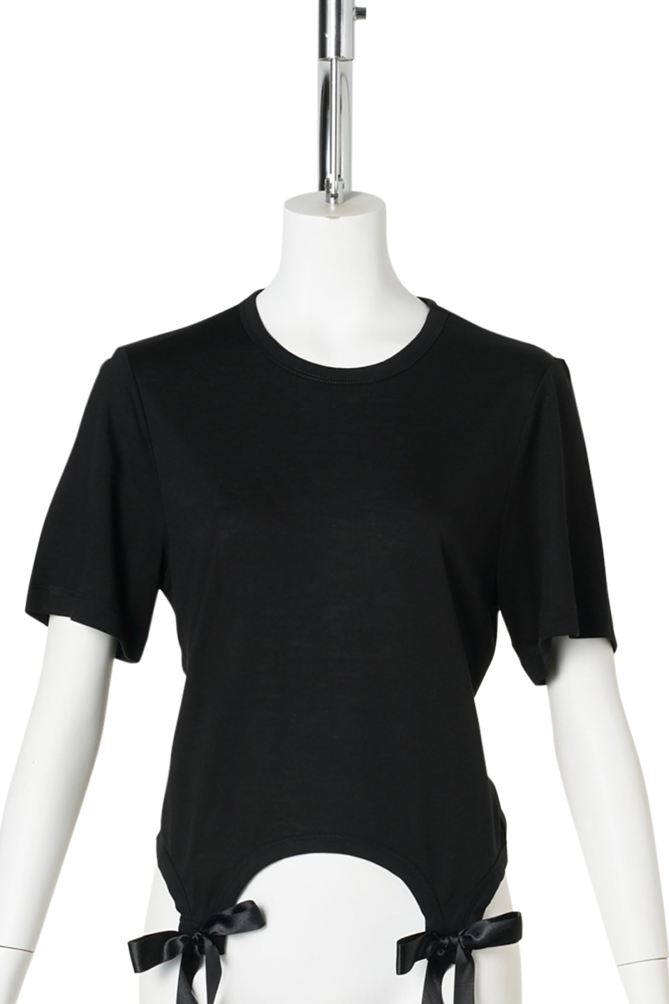 BOW TAIL EASY T-SHIRT / BLACK