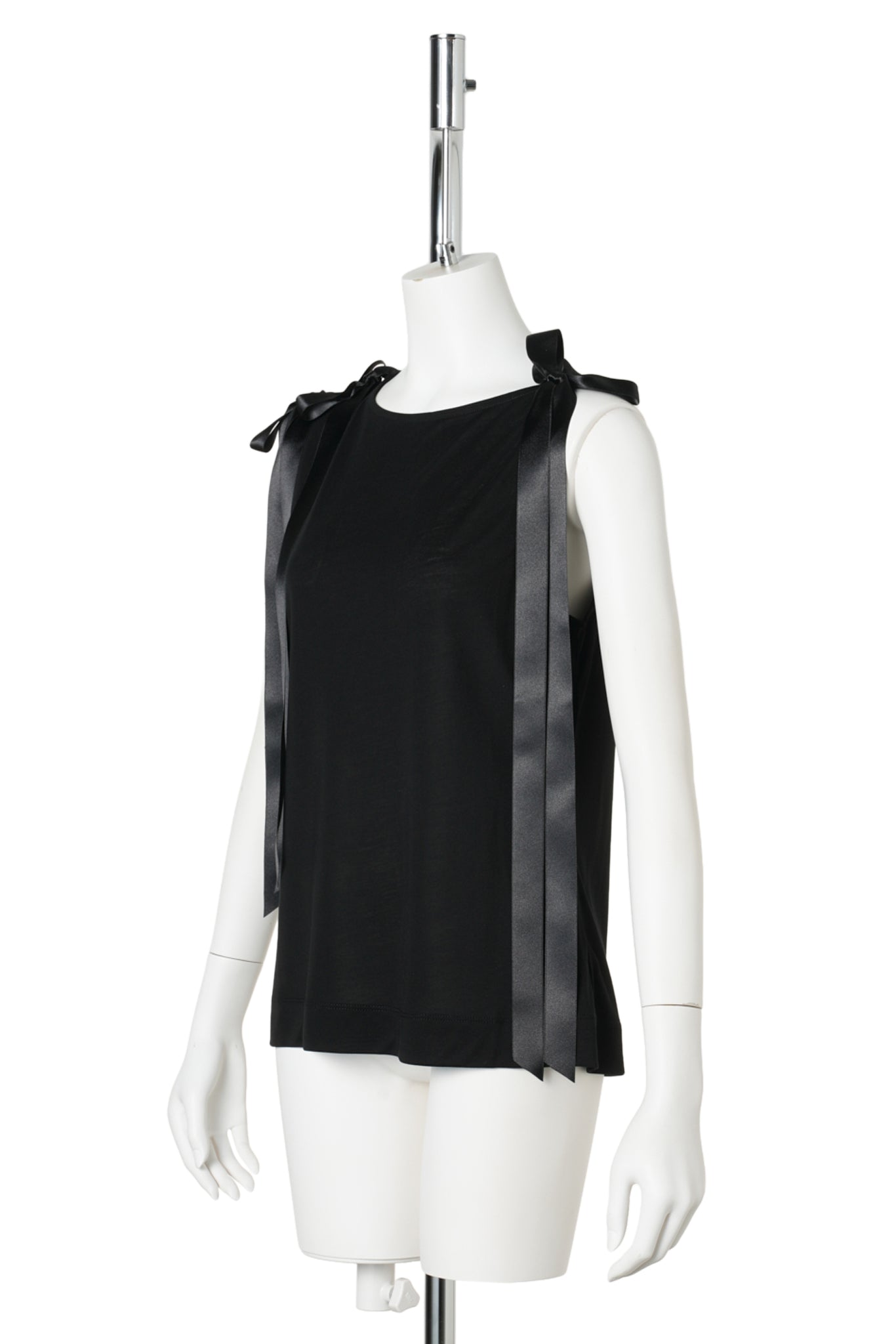 BOW RIBBON TAIL TANK / BLACK