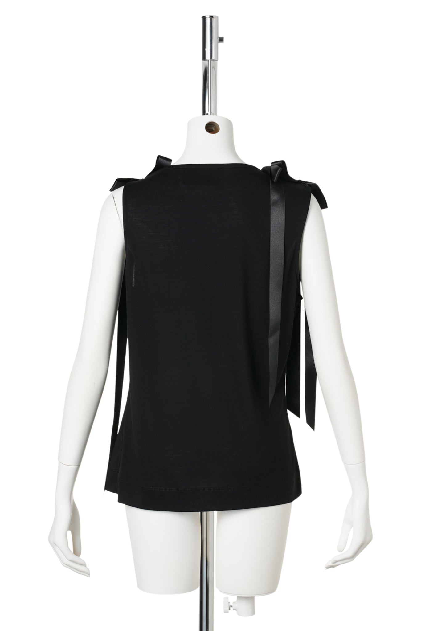 BOW RIBBON TAIL TANK / BLACK