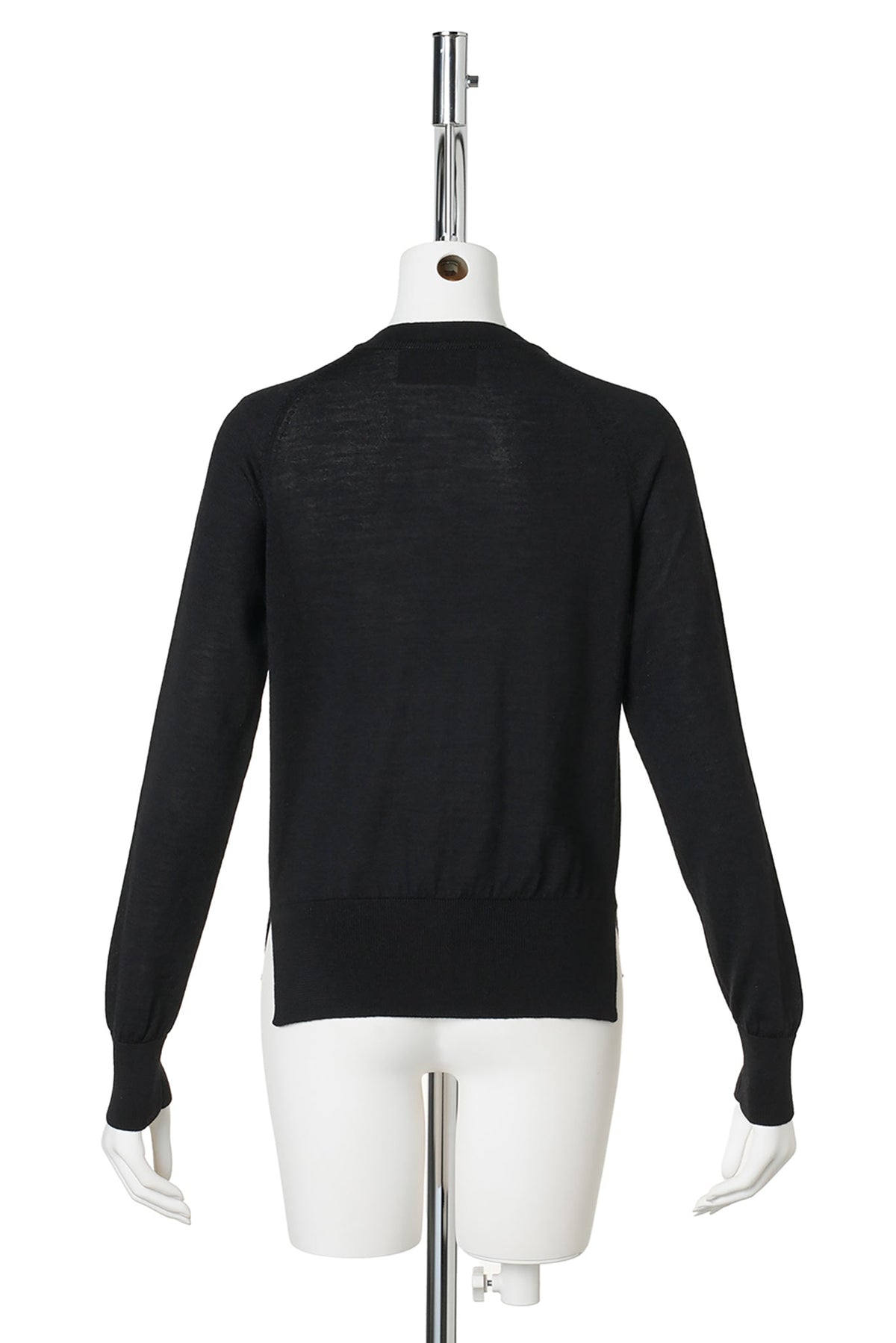 CLASSIC MERINO SILK CARDIGAN W/TURBO EMB / 151/BLACK/ROSE/MULTI
