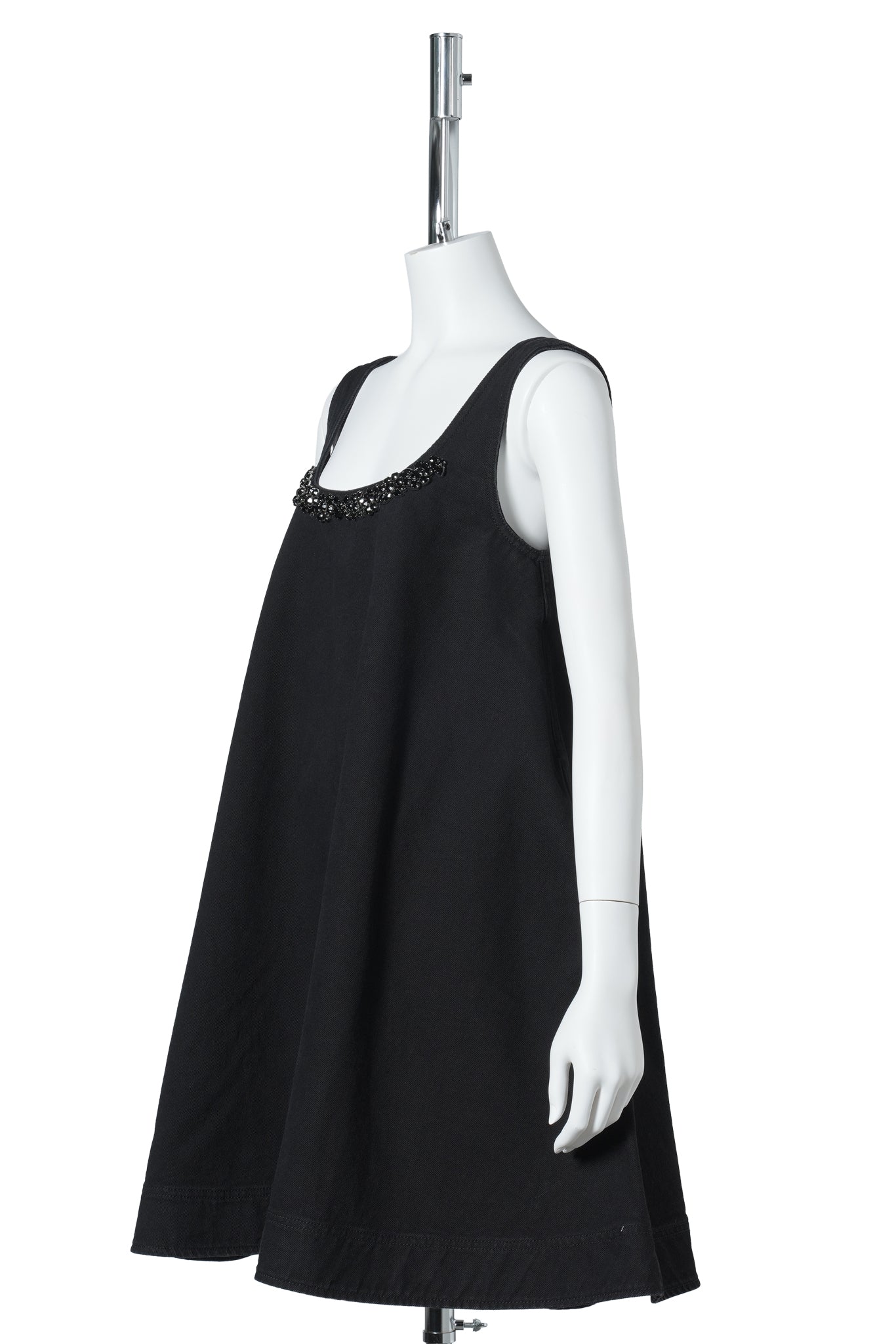 A-LINE MINI DRESS W/MB / 150:BLACK