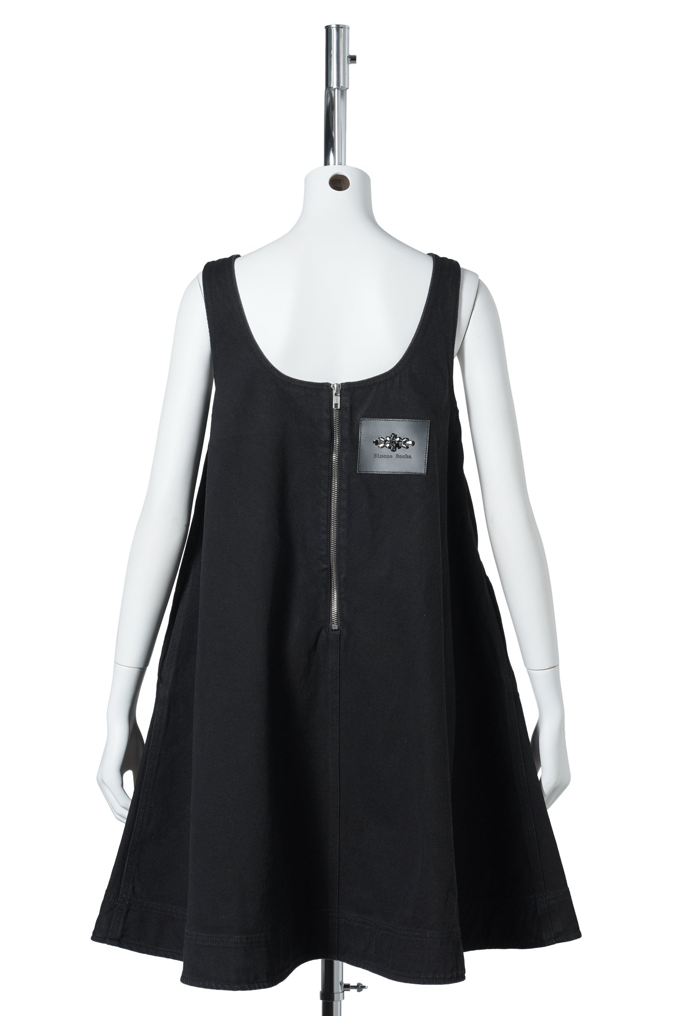 A-LINE MINI DRESS W/MB / 150:BLACK