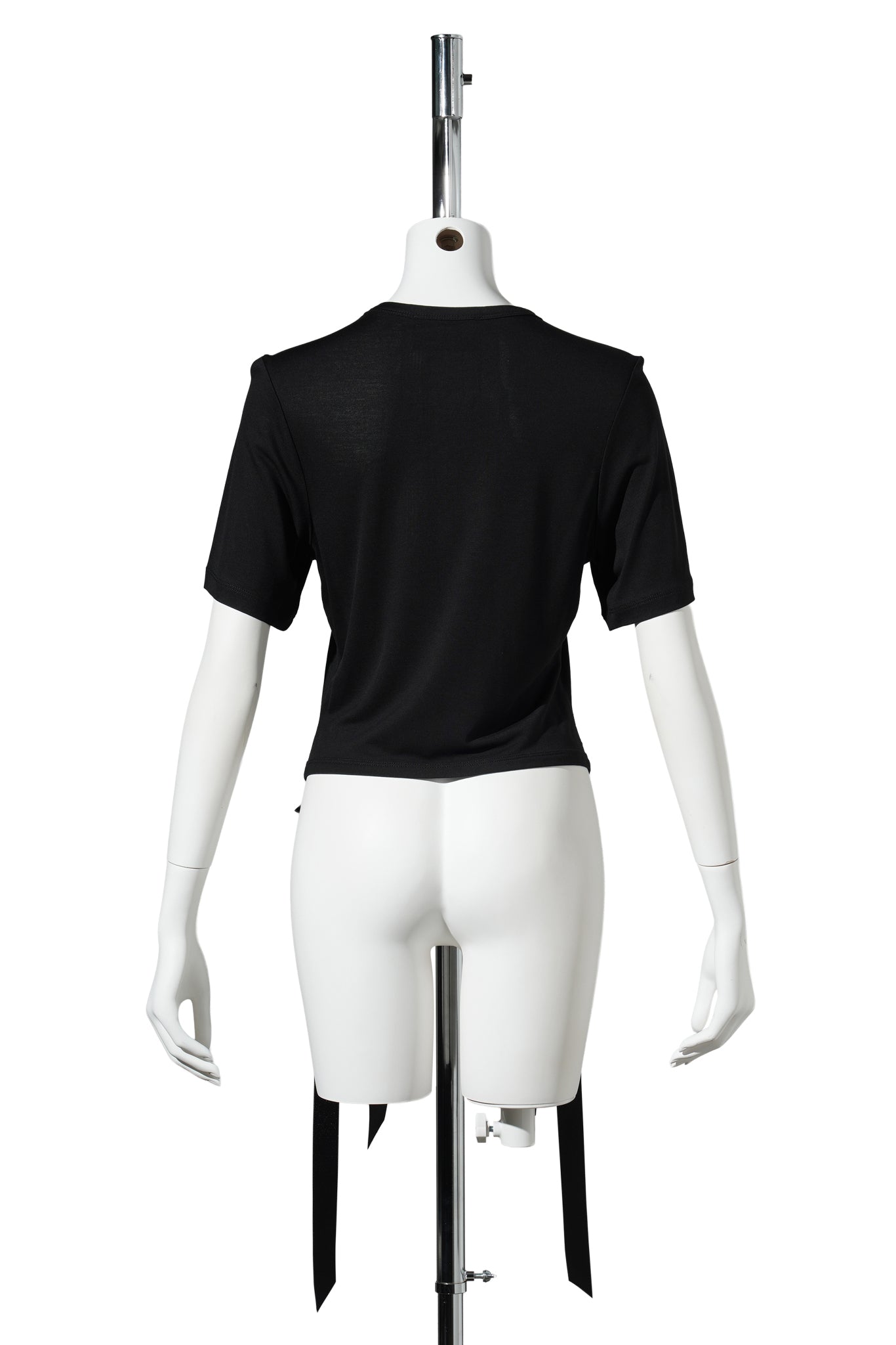 BOW TAIL EASY T-SHIRT / 150:BLACK