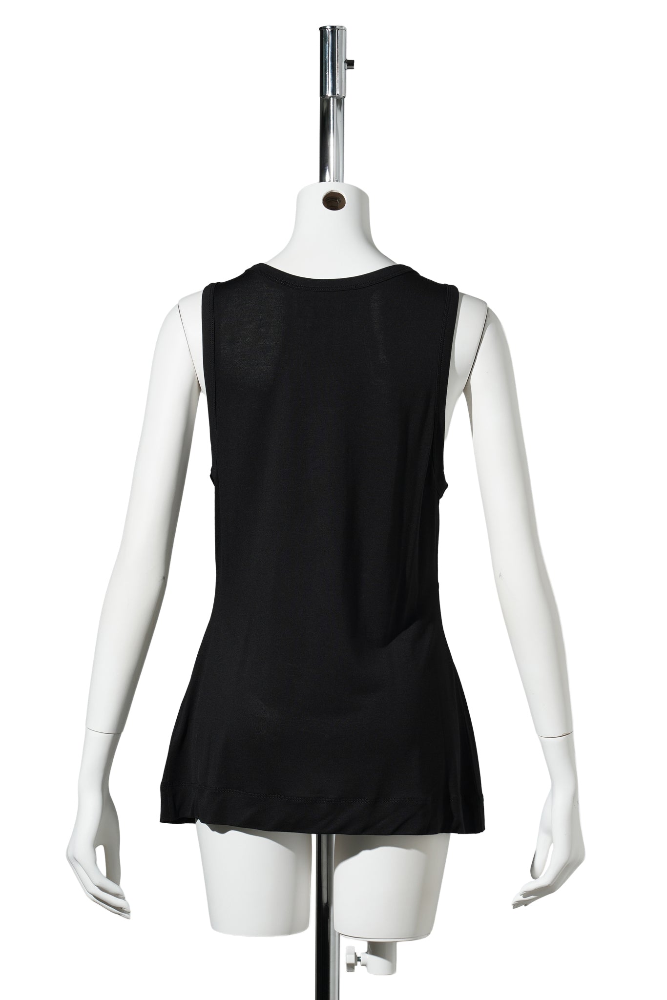 GATHERED BUST BOW TANK / 150:BLACK/BLACK