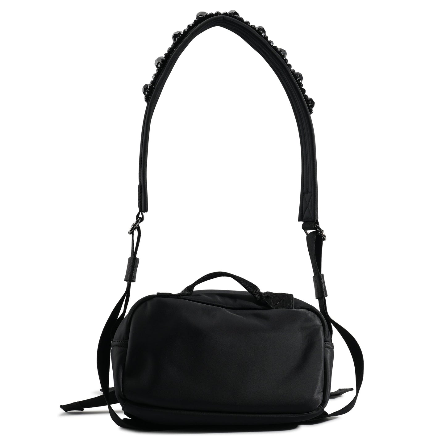 CLASSIC BOW CROSSBODY BAG W/EMB / 150:BLACK/JET 2