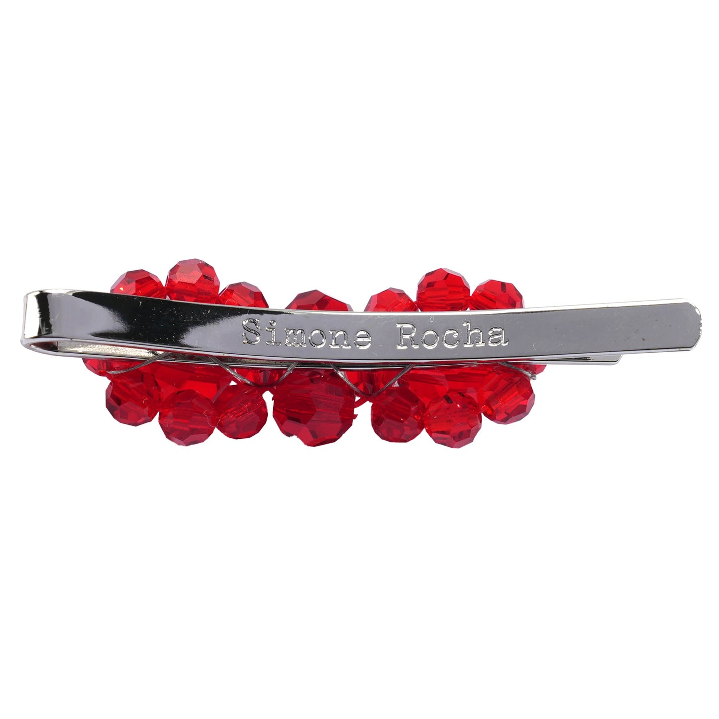 MINI FLOWER HAIR CLIP / 250:RED