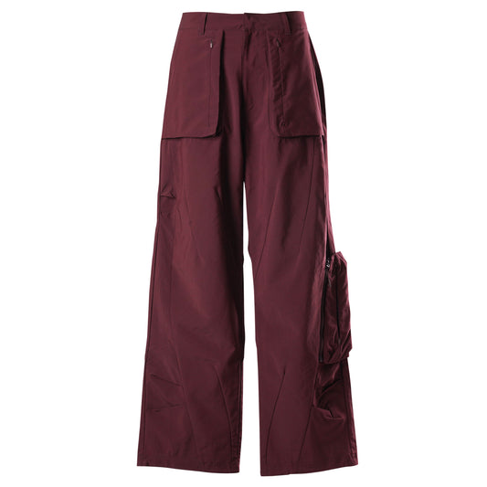 SEAM LINE PANTS / BURGUNDY