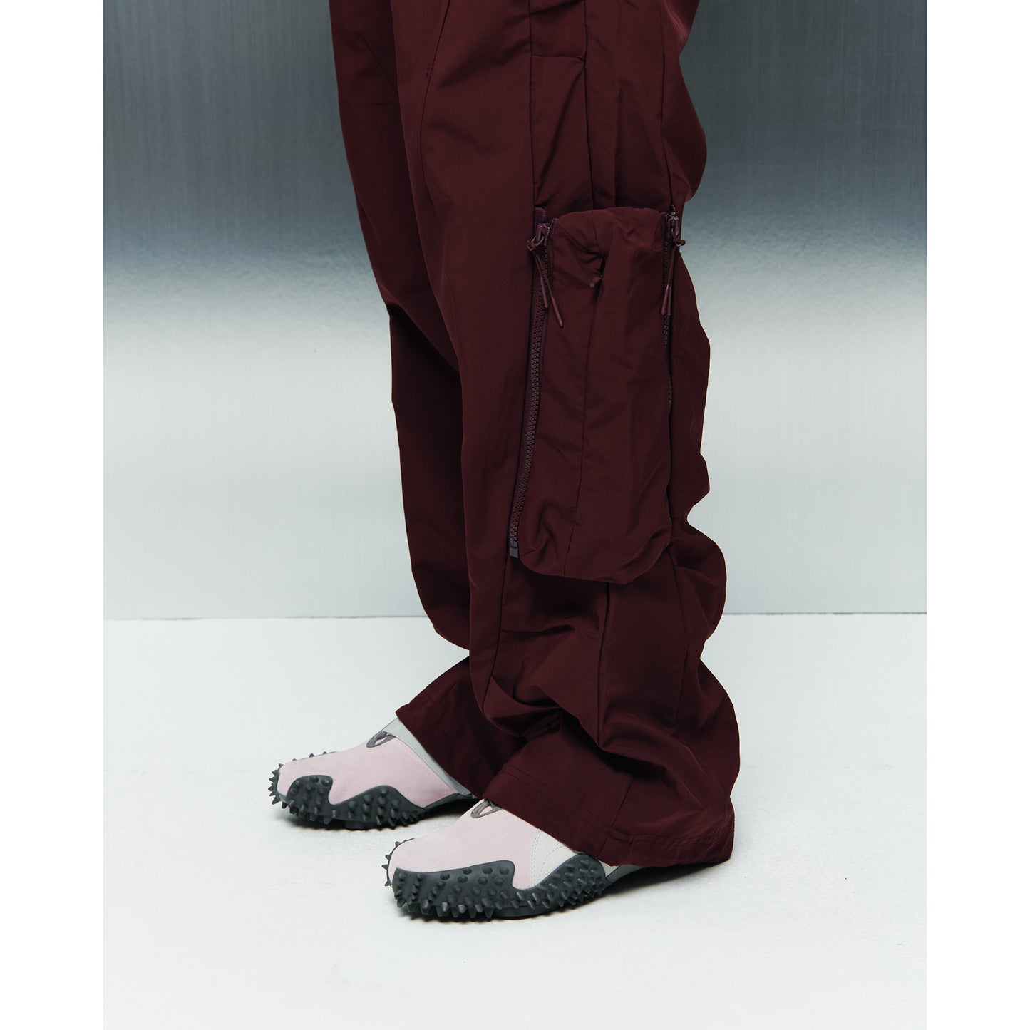 SEAM LINE PANTS / BURGUNDY