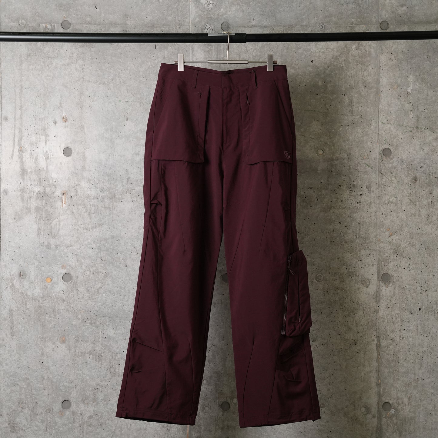 SEAM LINE PANTS / BURGUNDY