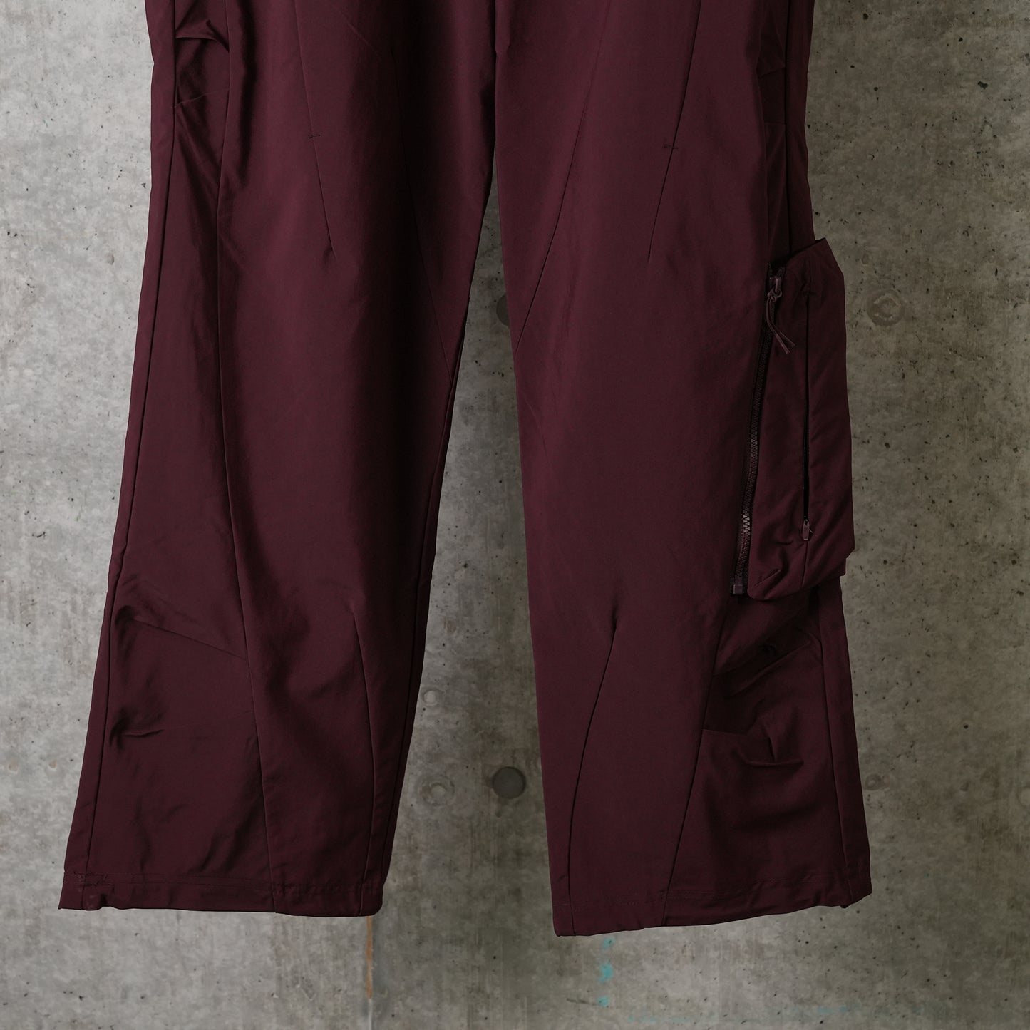 SEAM LINE PANTS / BURGUNDY