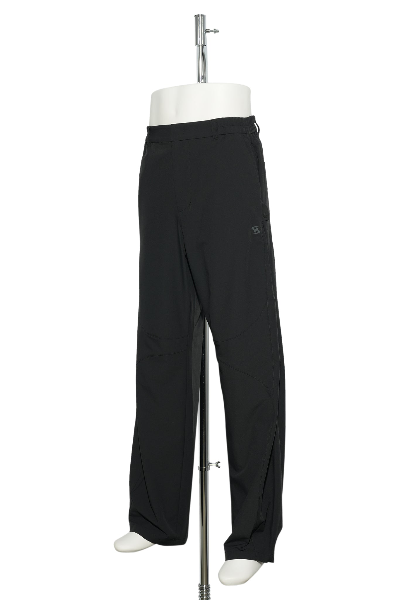 SIDE SNAP PANTS / BLACK