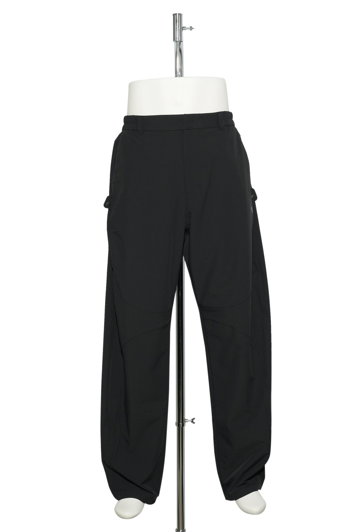 SIDE SNAP PANTS / BLACK