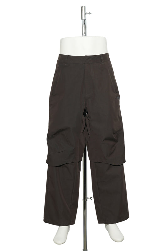 LAYERED PANTS / BROWN