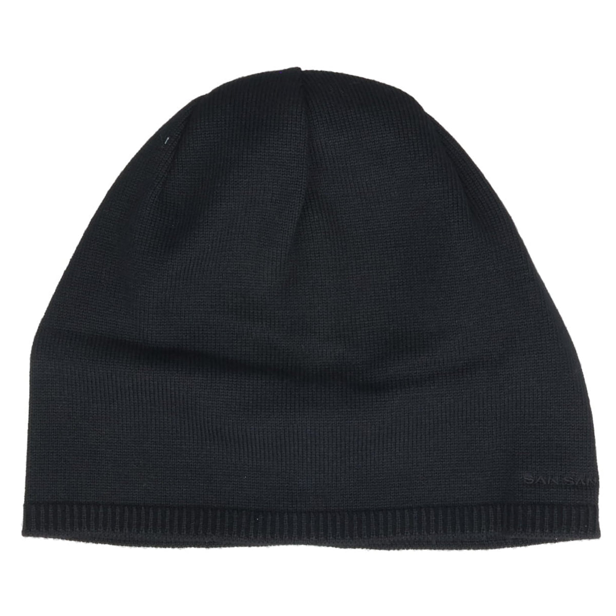 LIGHT WOOL BEANIE / BLACK