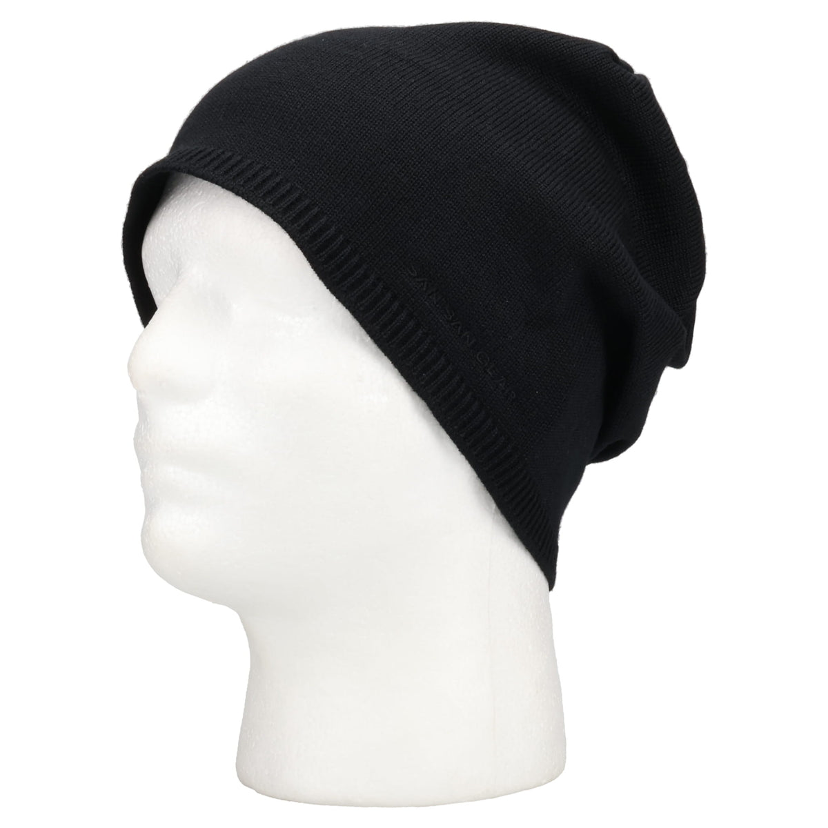 LIGHT WOOL BEANIE / BLACK