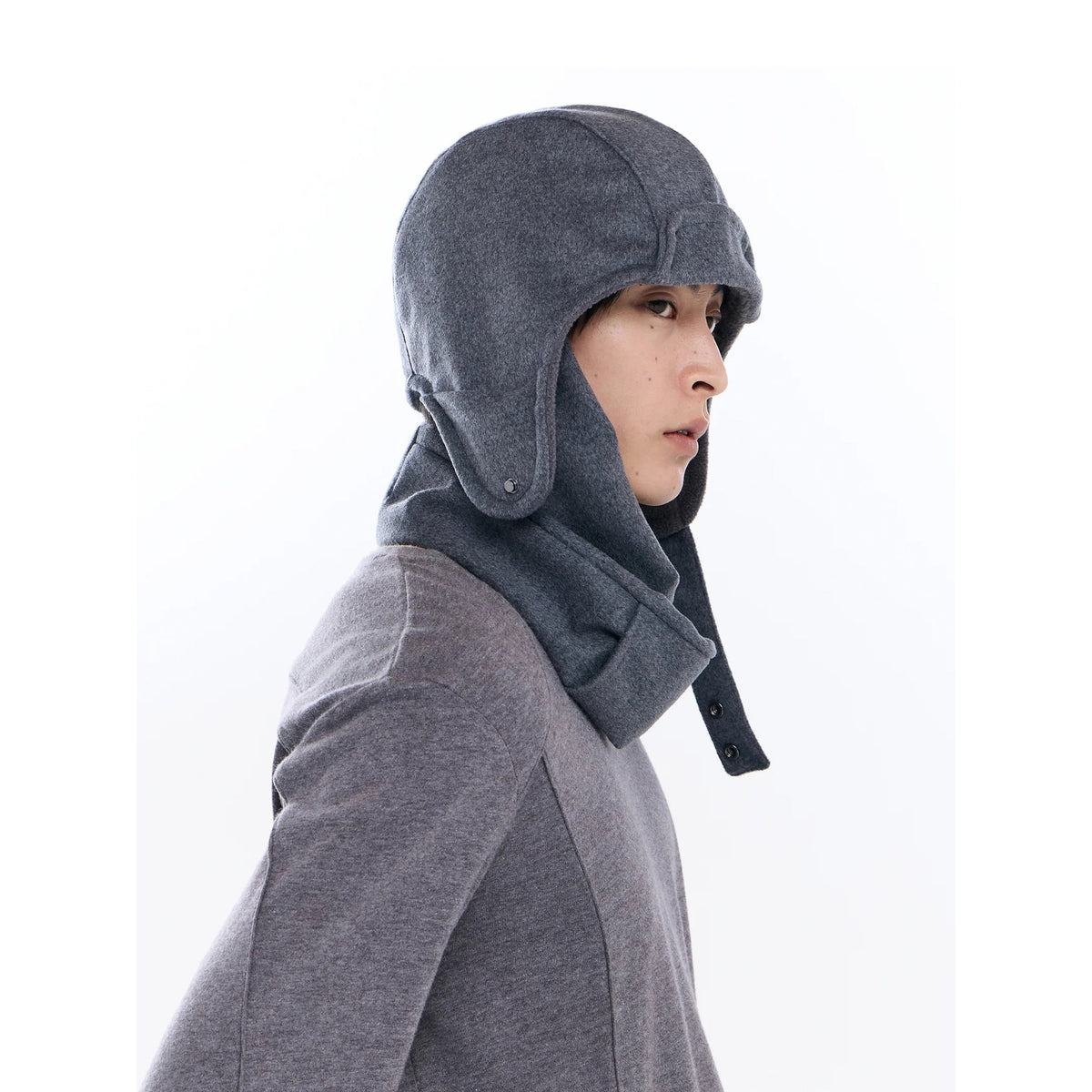 MUFFLER TROOPER HAT / GREY