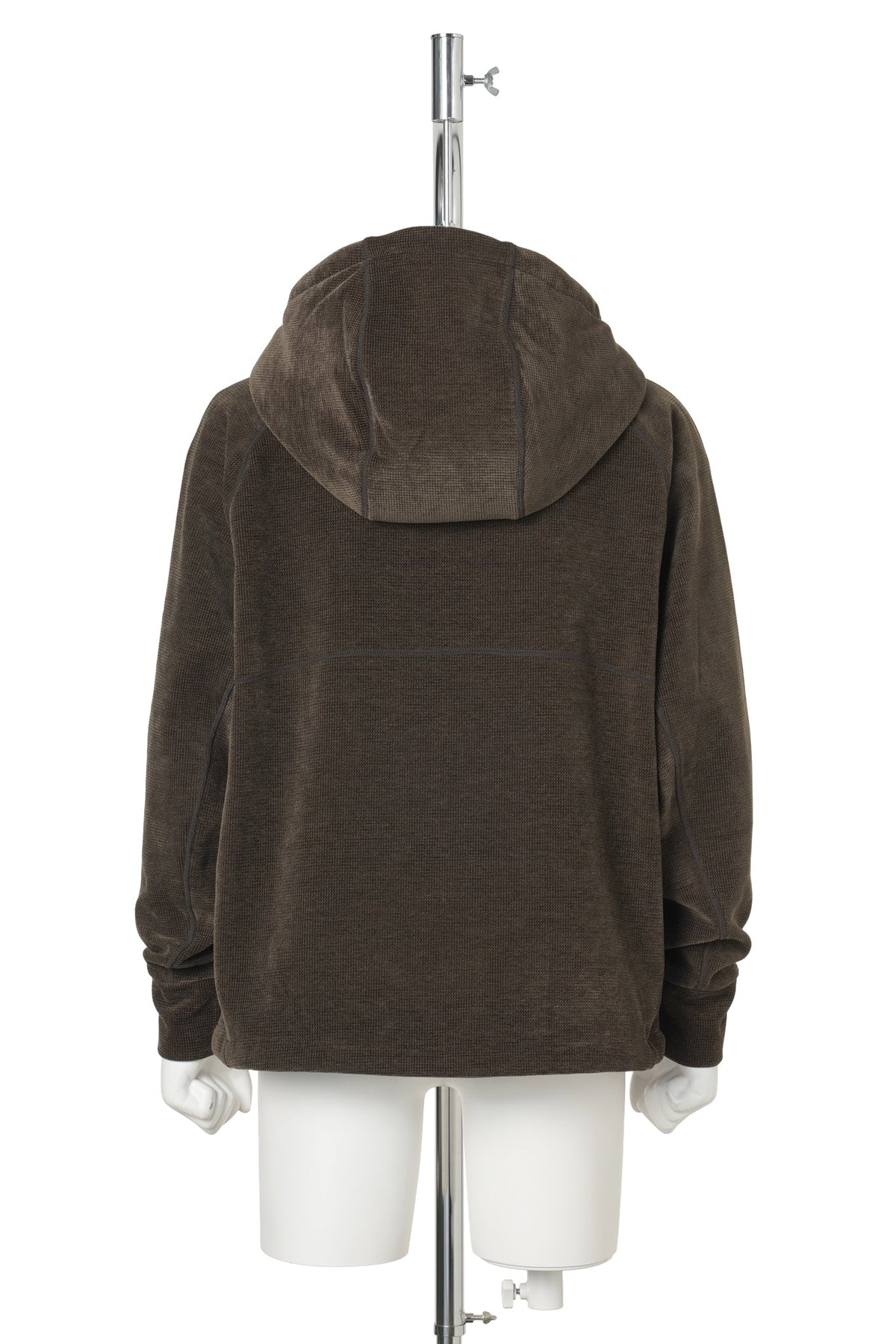NURV ZIP-UP HOODIE / BROWN