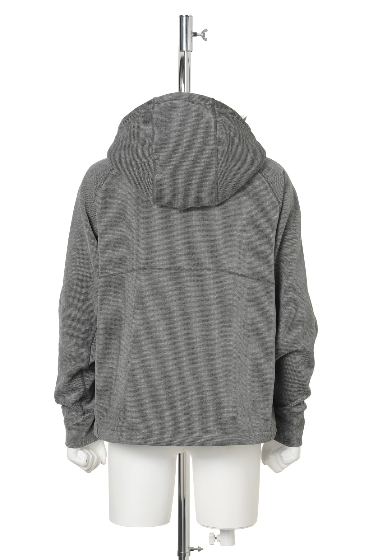 NURV ZIP-UP HOODIE / GREY