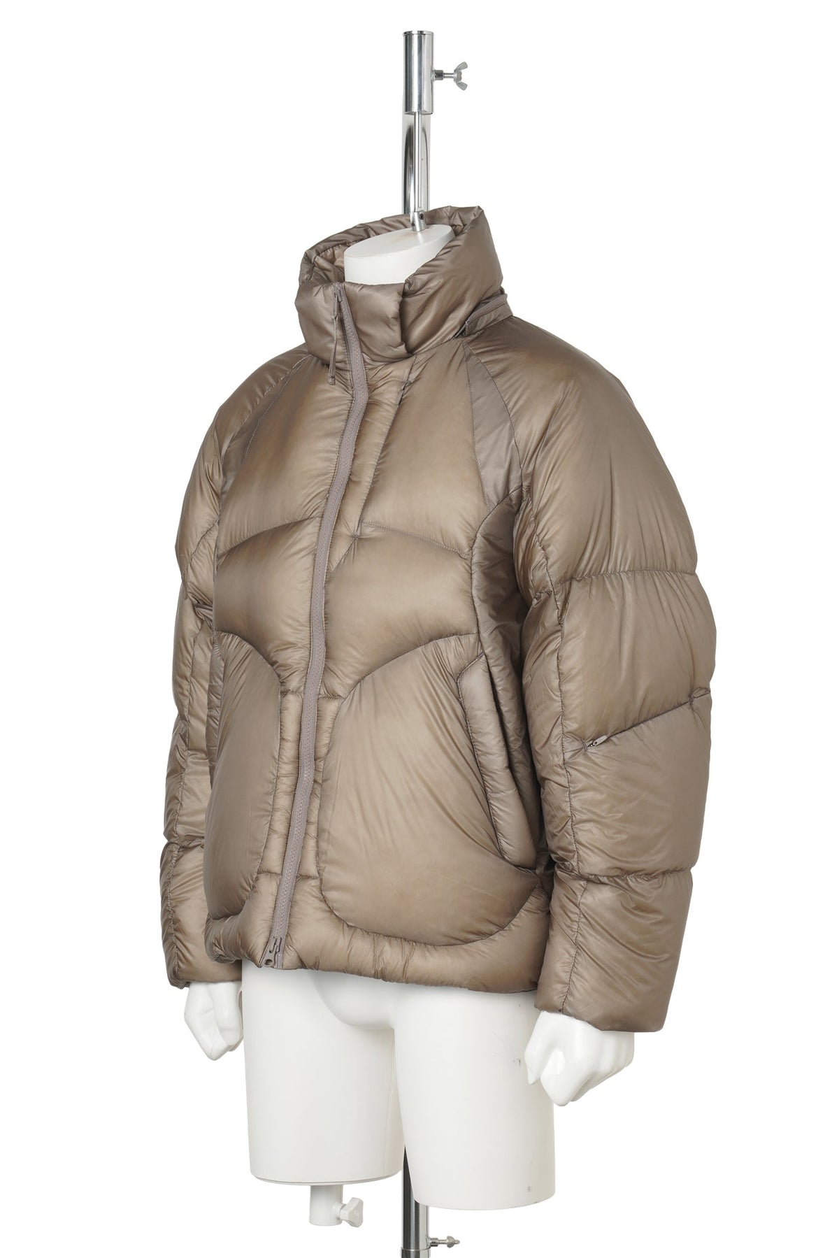 SHIELD PUFFER JACKET / BROWN