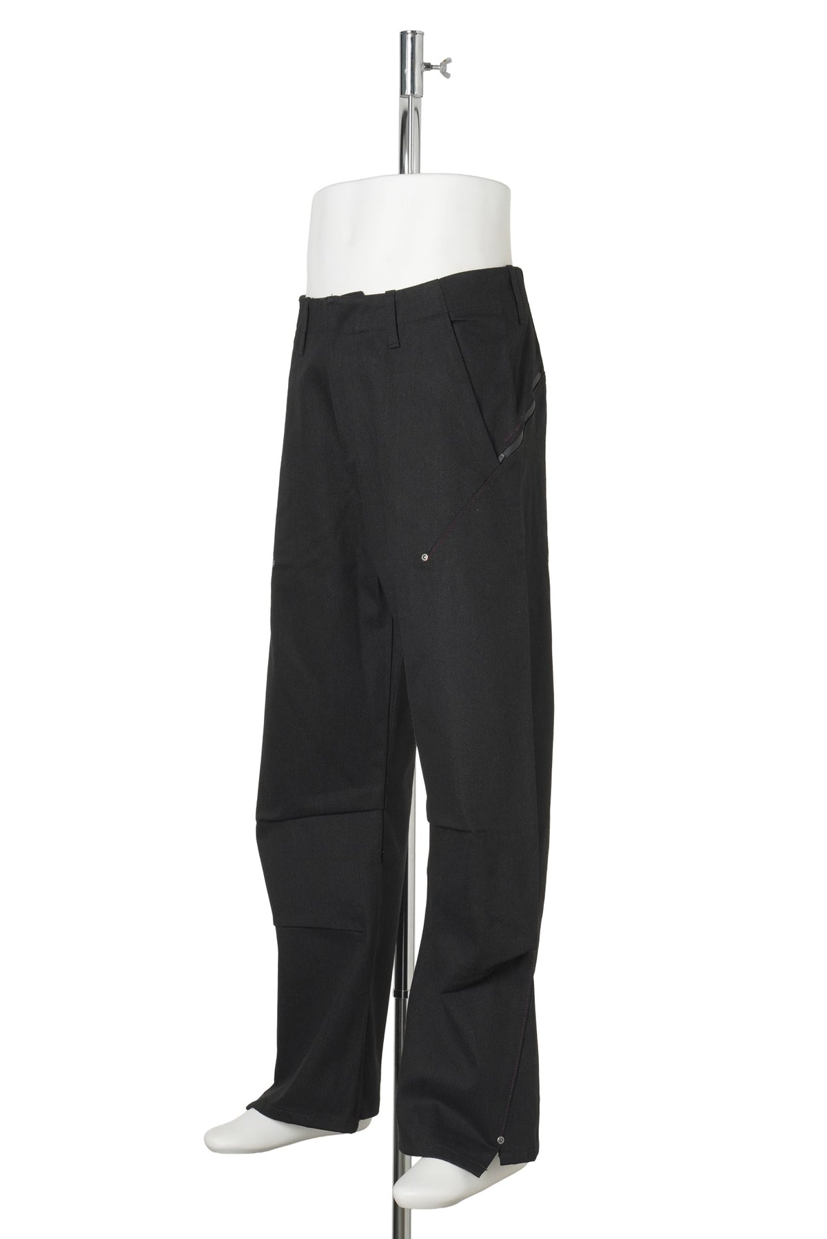 DART DENIM PANTS / BLACK