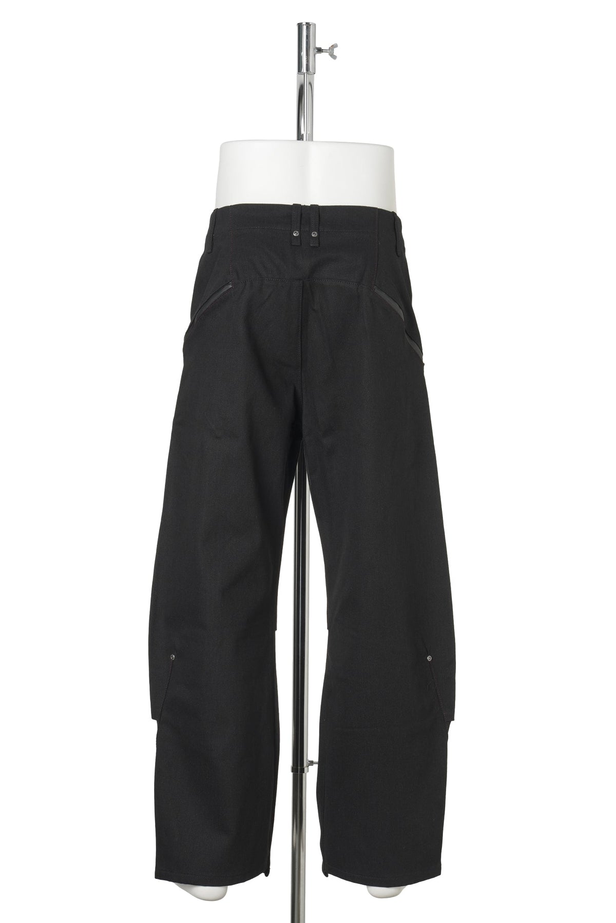 DART DENIM PANTS / BLACK