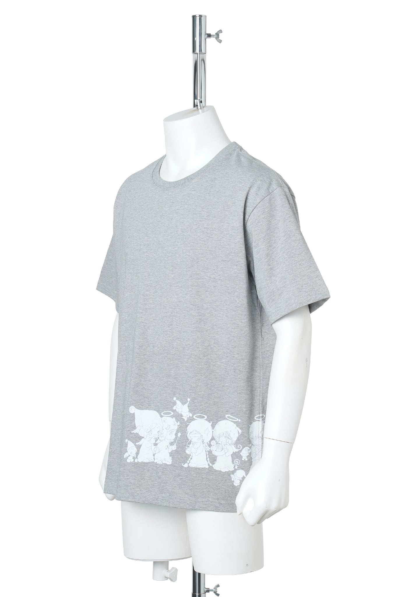 ANGEL T-SHIRT / MELANGE GREY