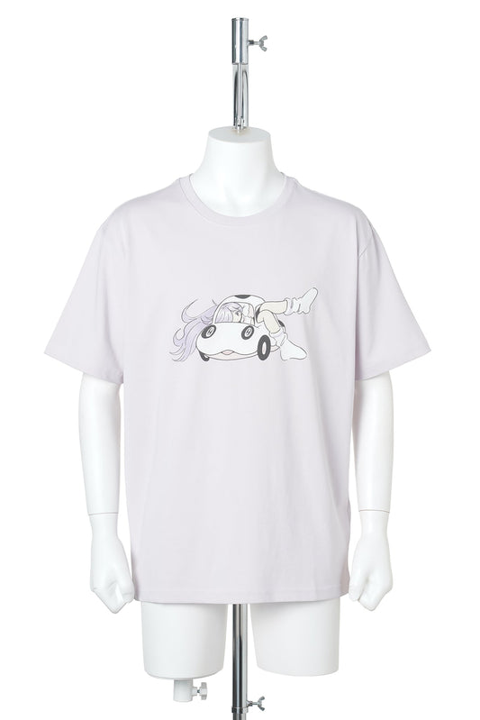 KURUMA T-SHIRT / LIGHT PURPLE