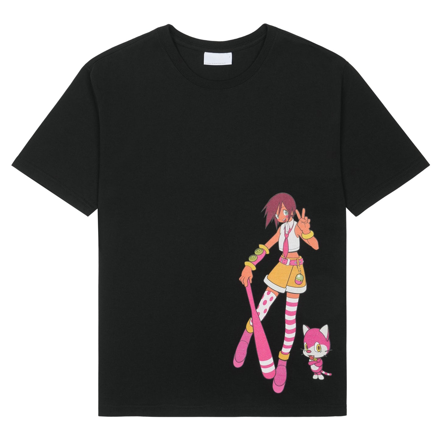 TRAINER T-SHIRT / BLACK