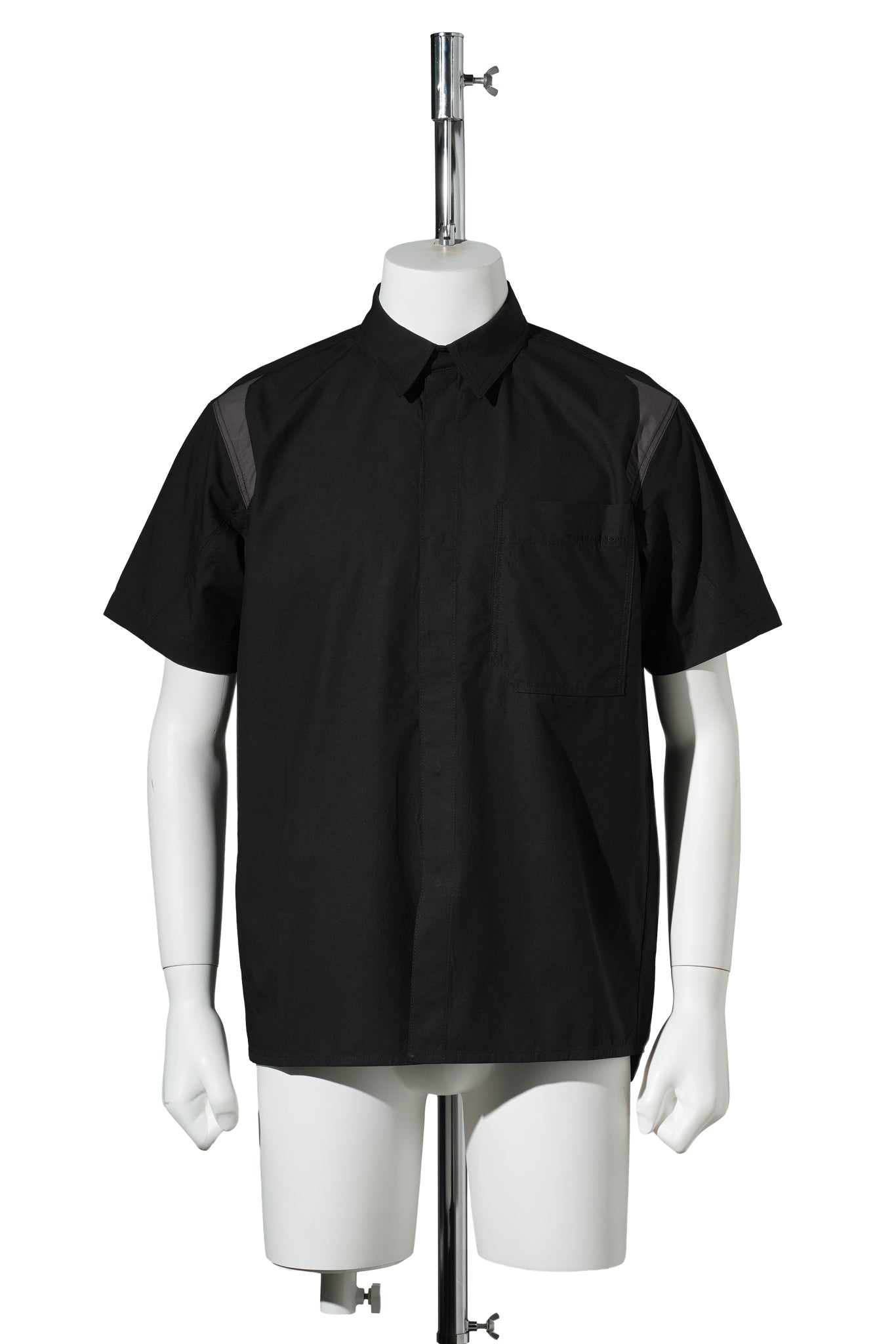 BLOCK SHIRT / BLACK