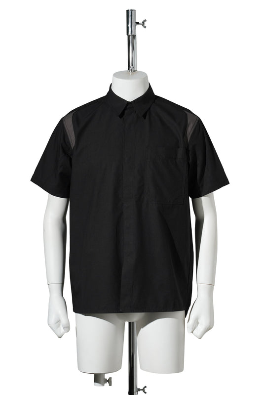 BLOCK SHIRT / BLACK