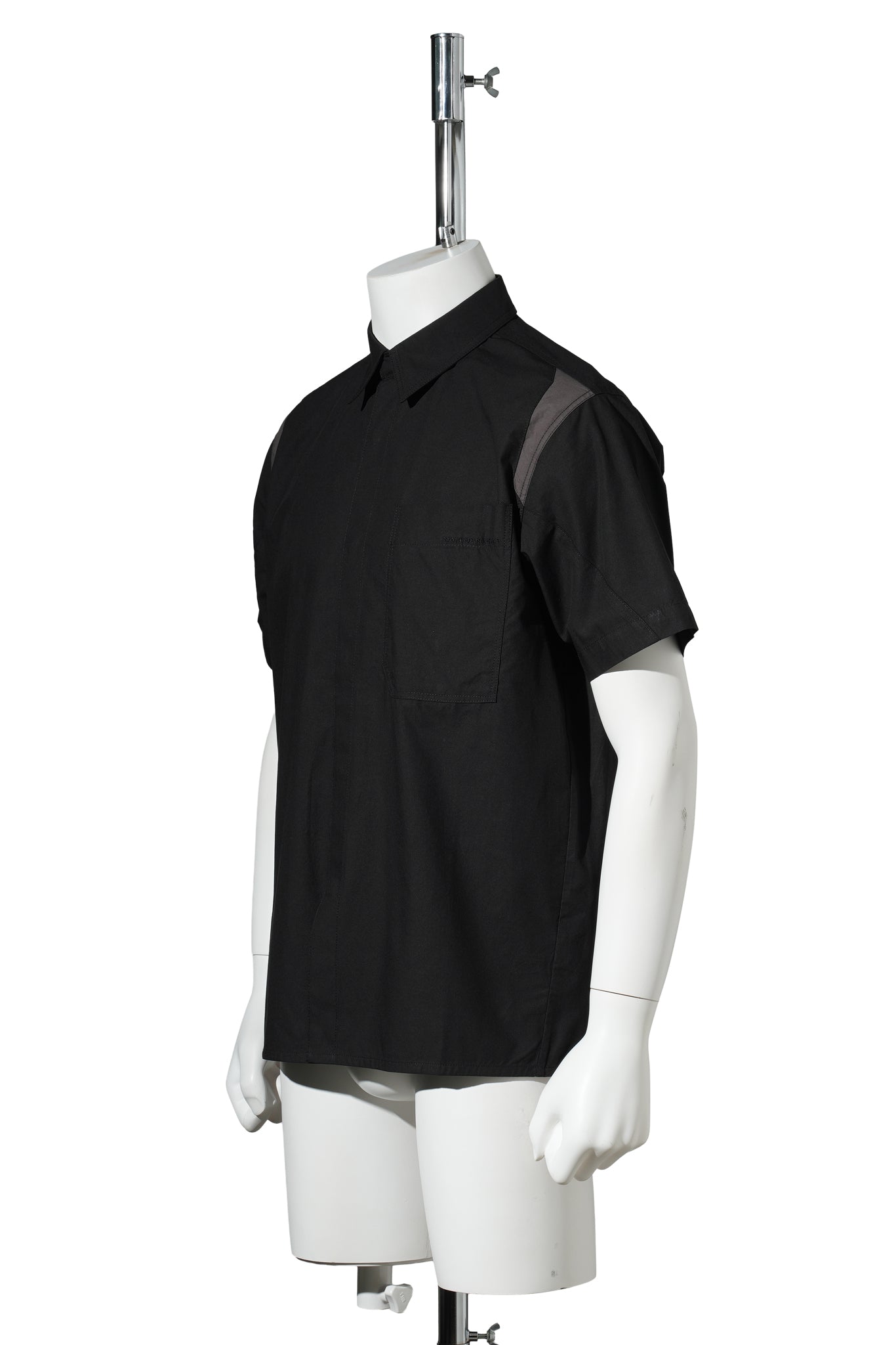 BLOCK SHIRT / BLACK
