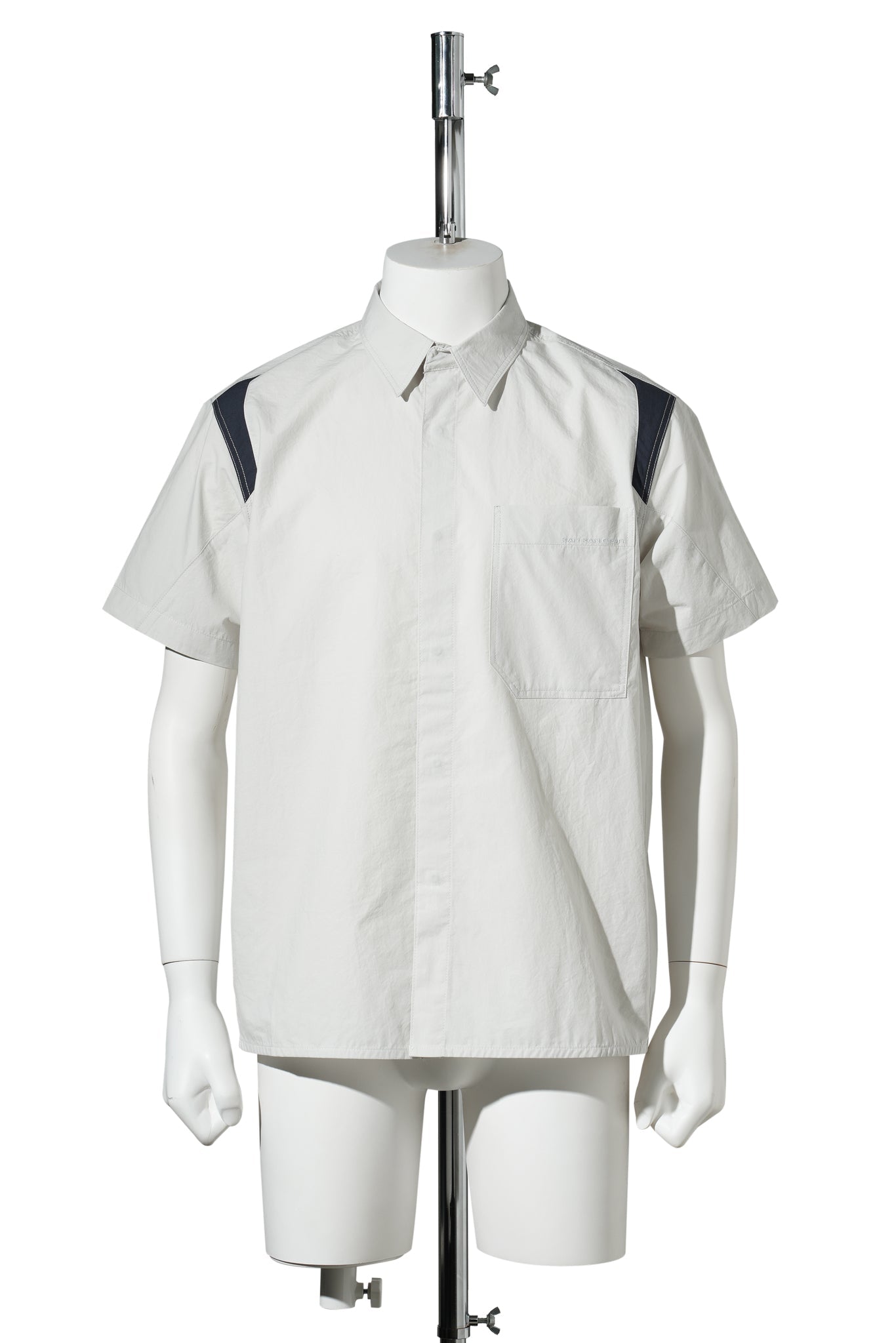 BLOCK SHIRT / LIGHT GREY