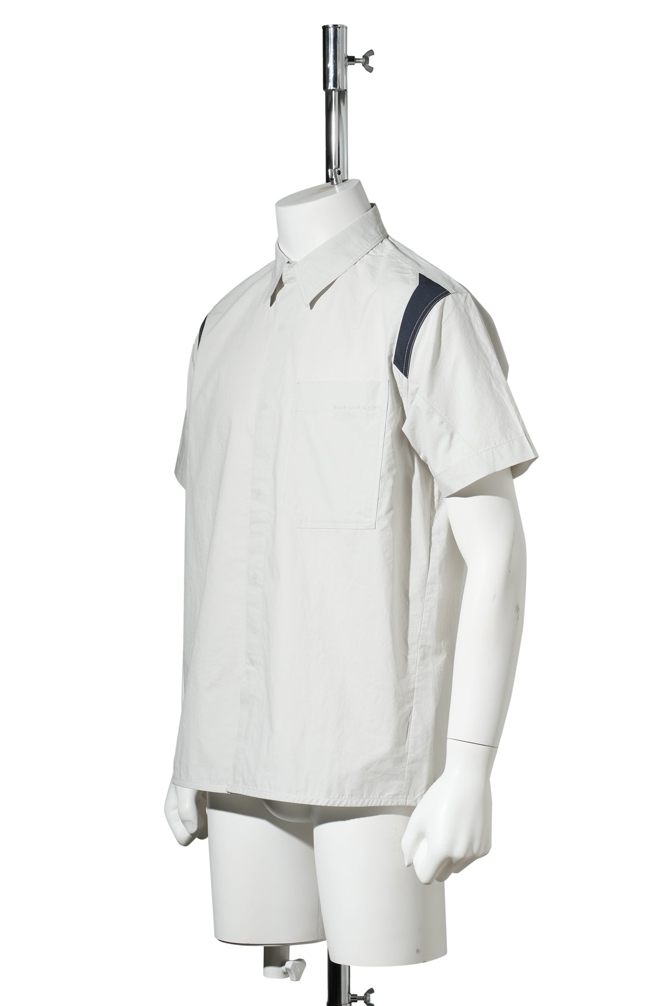 BLOCK SHIRT / LIGHT GREY