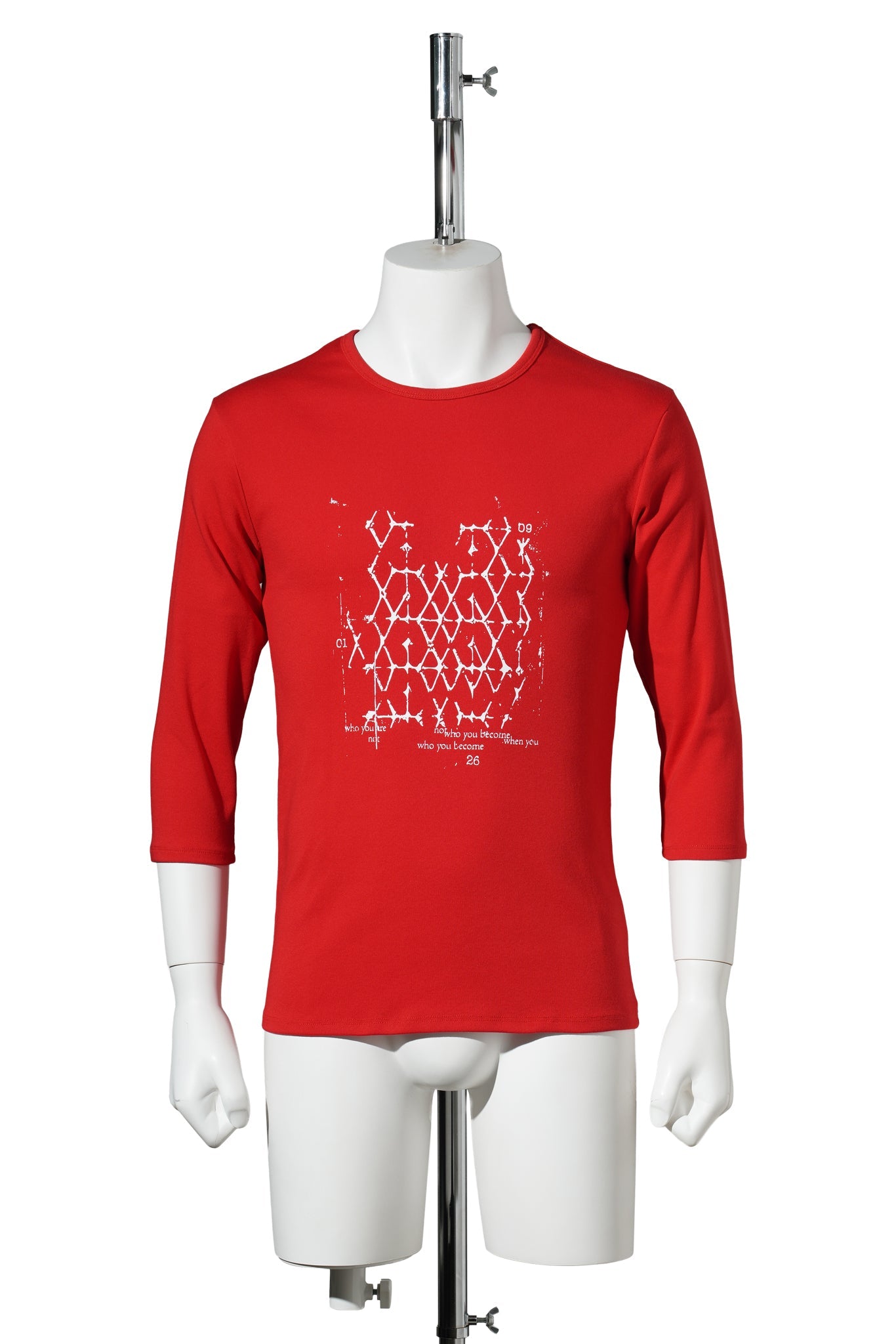 LATTICE T-SHIRT / RED