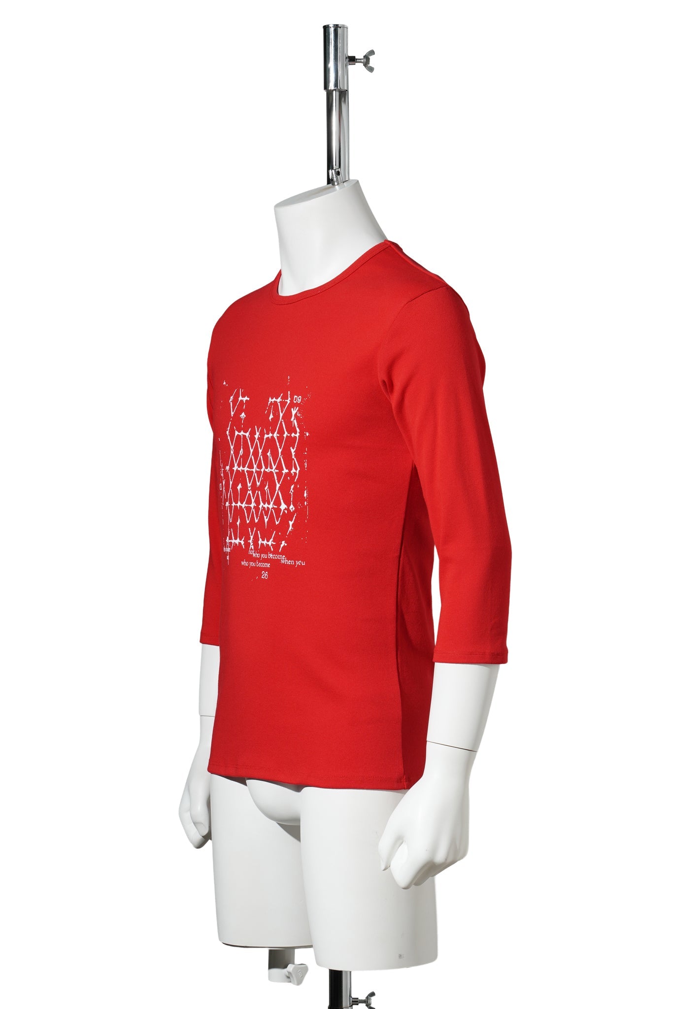 LATTICE T-SHIRT / RED