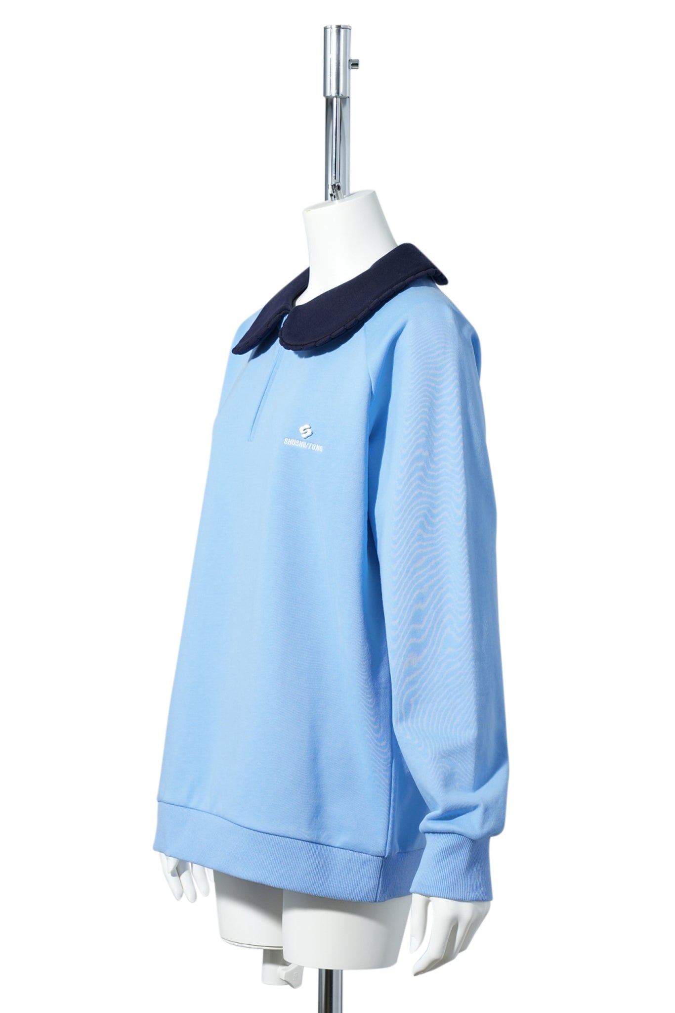 DOLL COLLAR OVERSIZED SWEATSHIRT / BLUE