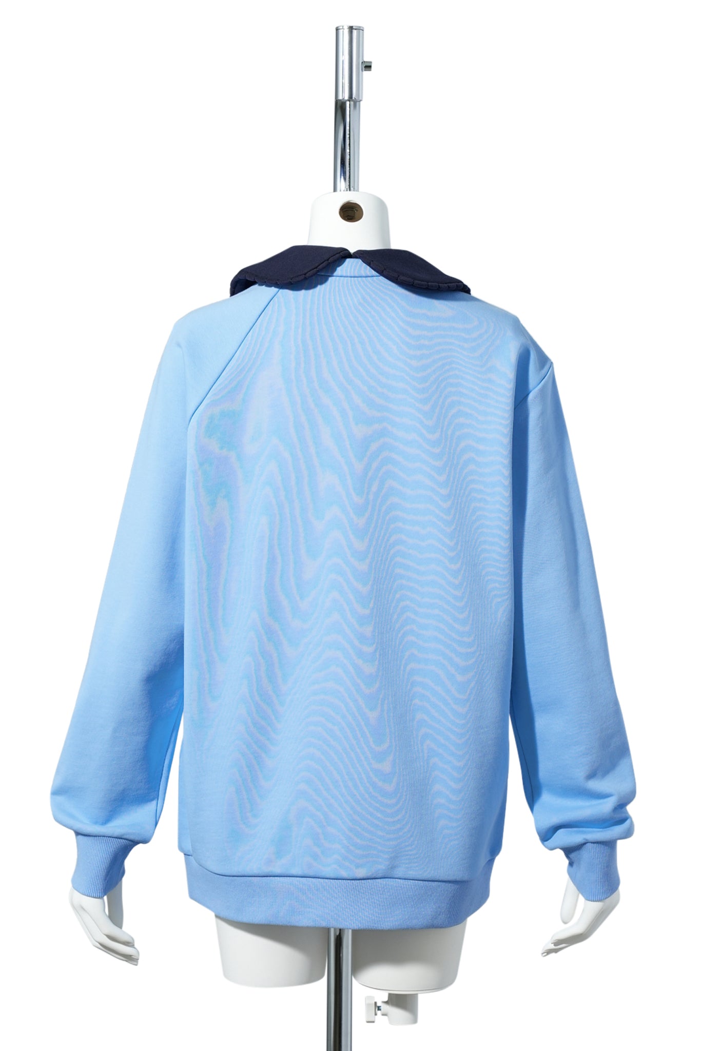 DOLL COLLAR OVERSIZED SWEATSHIRT / BLUE