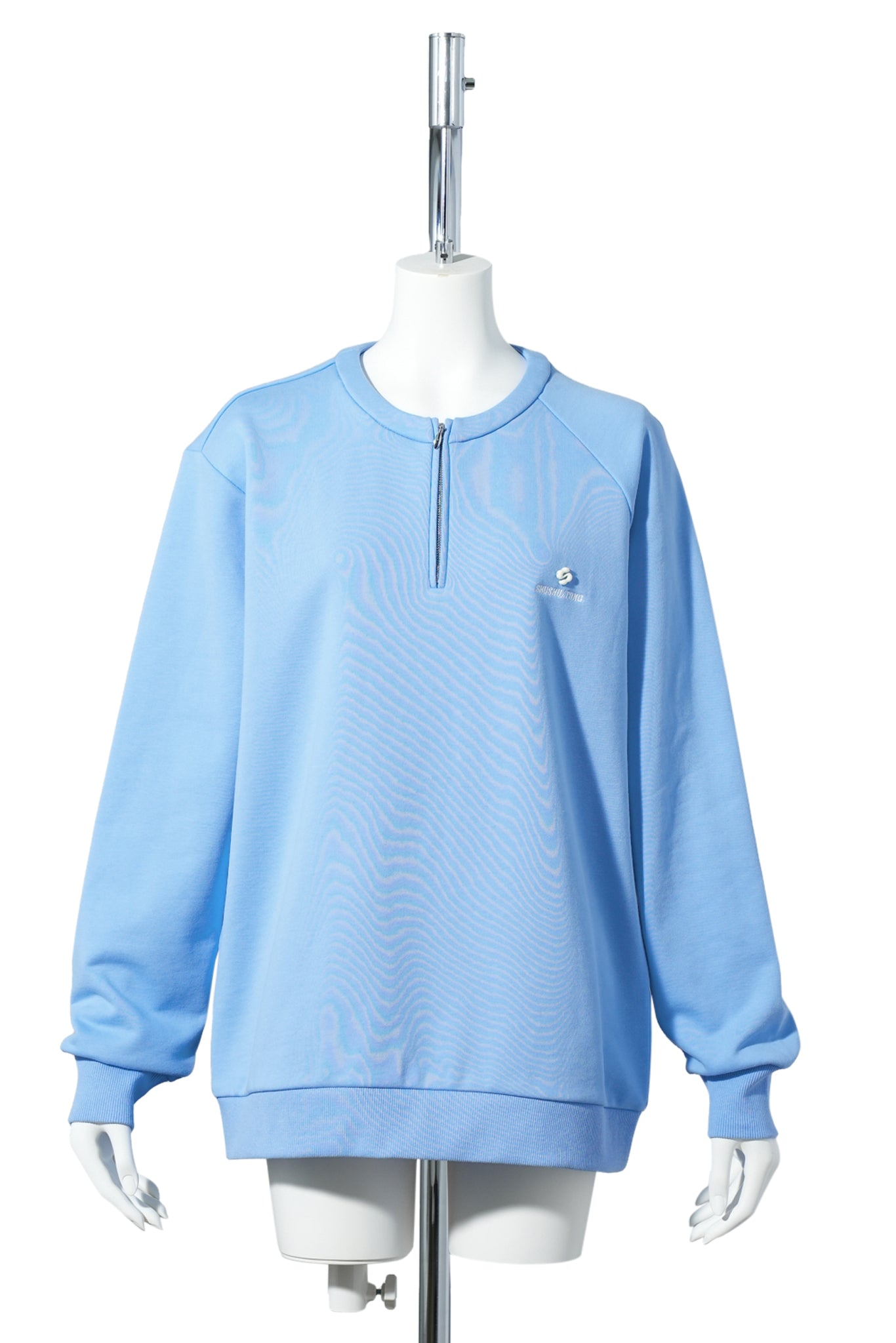 DOLL COLLAR OVERSIZED SWEATSHIRT / BLUE