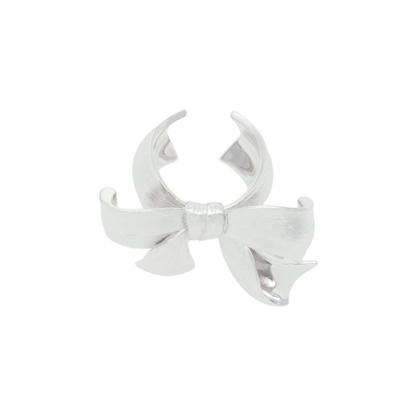 SHUSHU/TONG x YVMIN GIFT BOWKNOT OPEN RING / SILVER