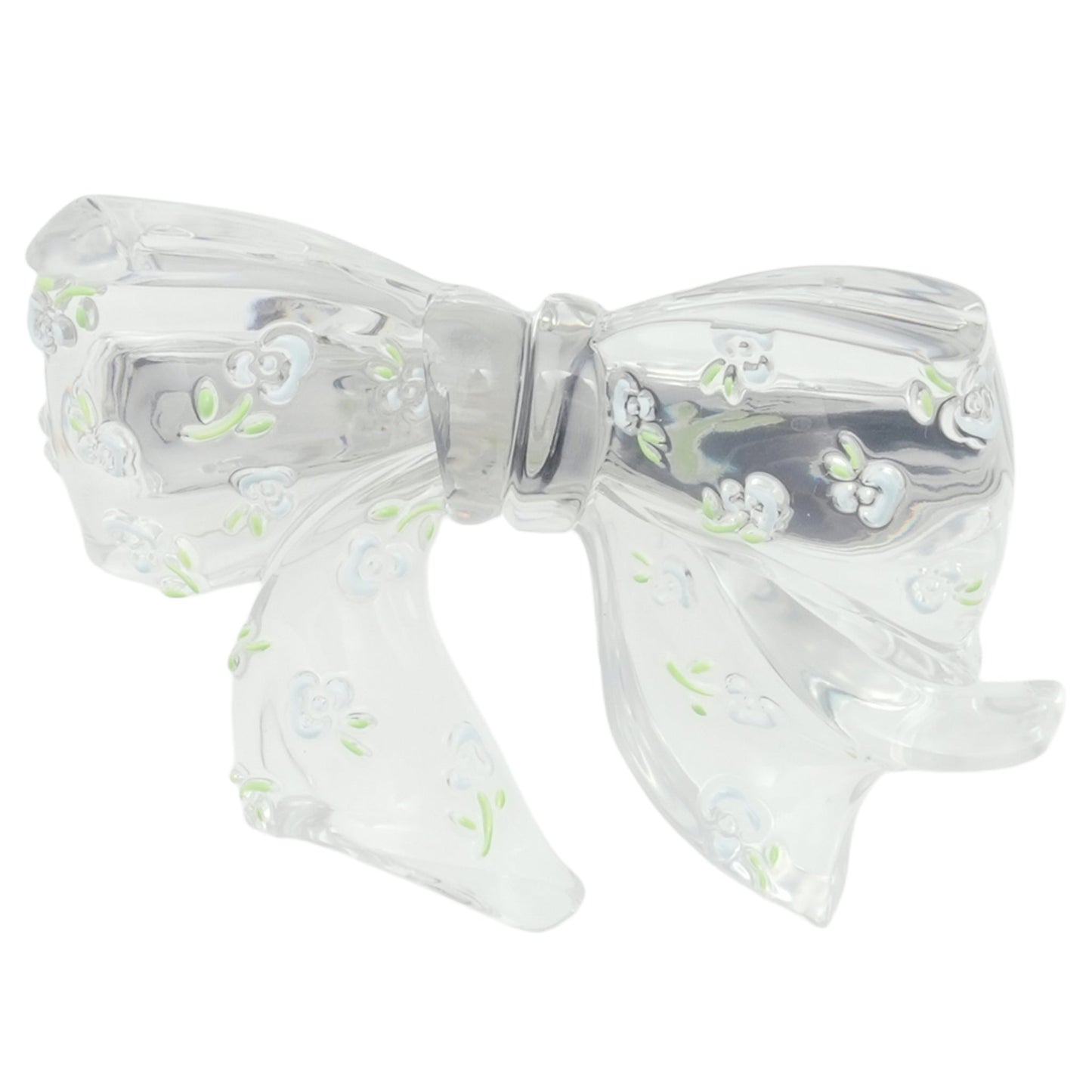 SHUSHU/TONG x YVMIN FLORAL BOWKNOT RESIN HAIR CLIP (RIGHT) / TRANSPA RENT