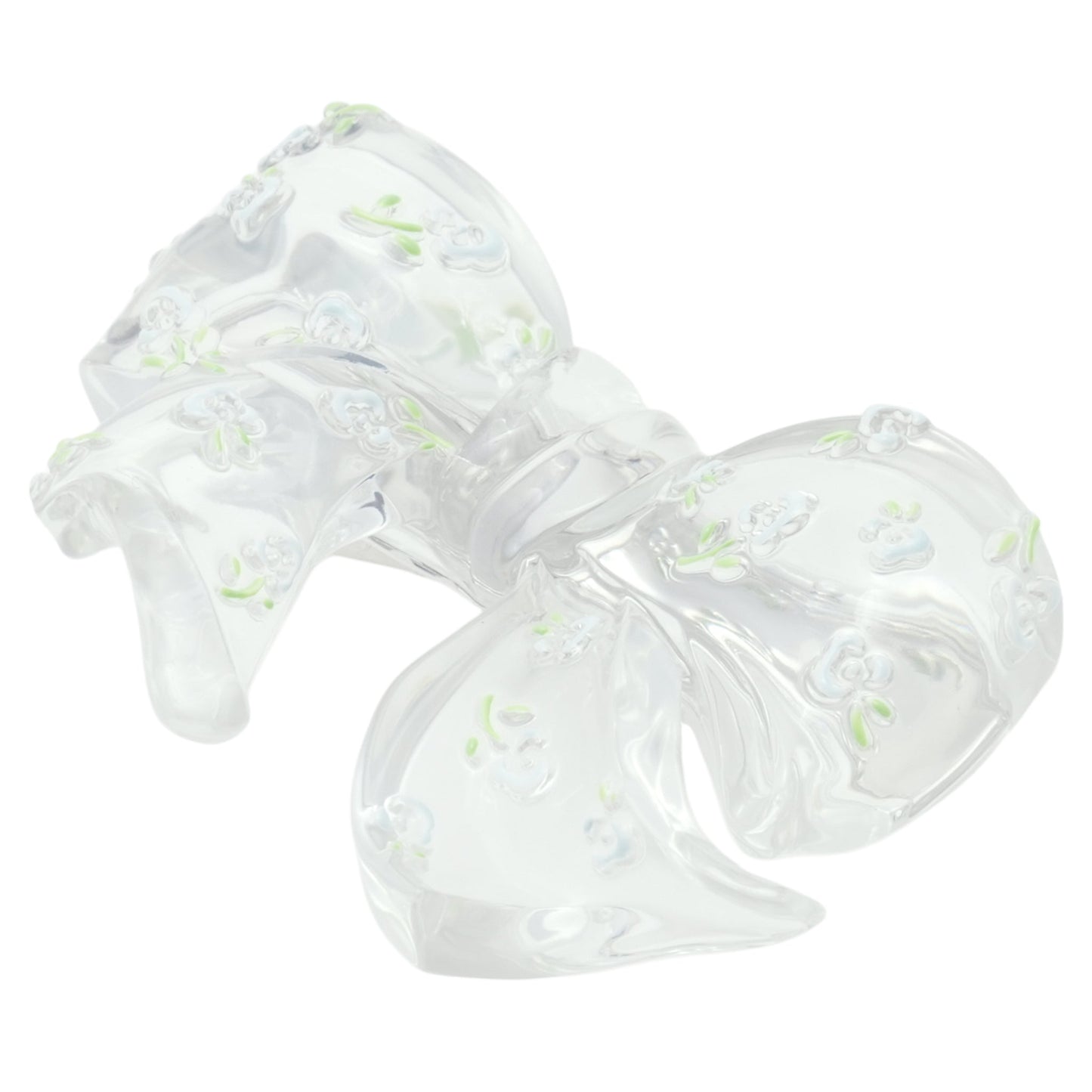 SHUSHU/TONG x YVMIN FLORAL BOWKNOT RESIN HAIR CLIP (RIGHT) / TRANSPA RENT