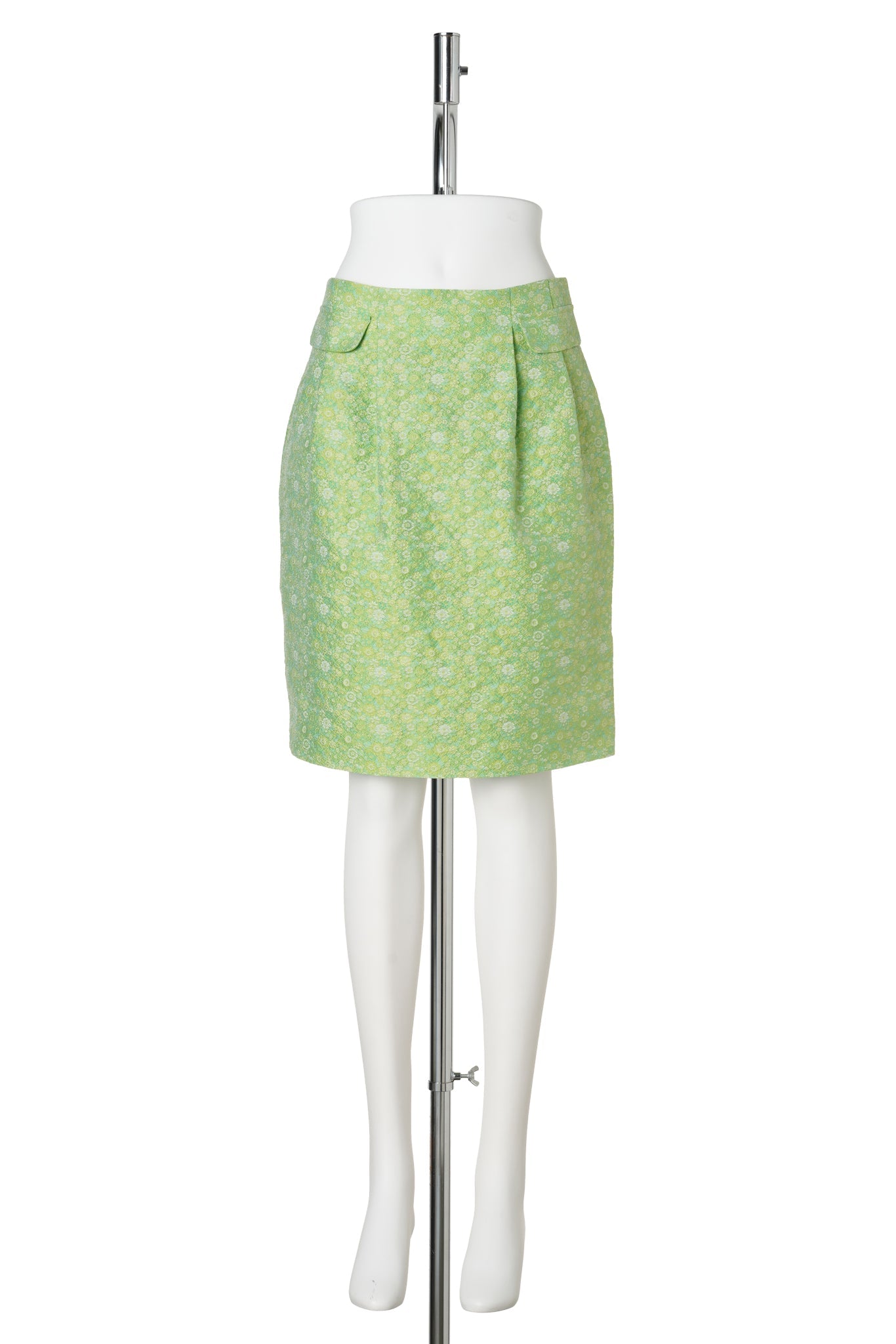 DECORATIVE FLAP SKIRT / GREEN