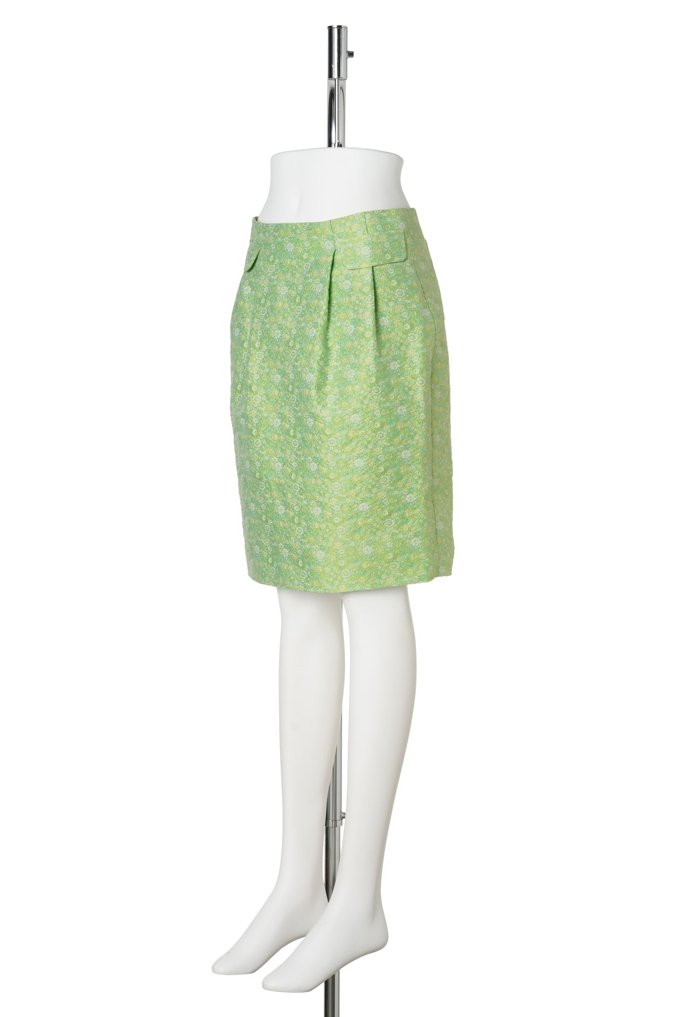 DECORATIVE FLAP SKIRT / GREEN