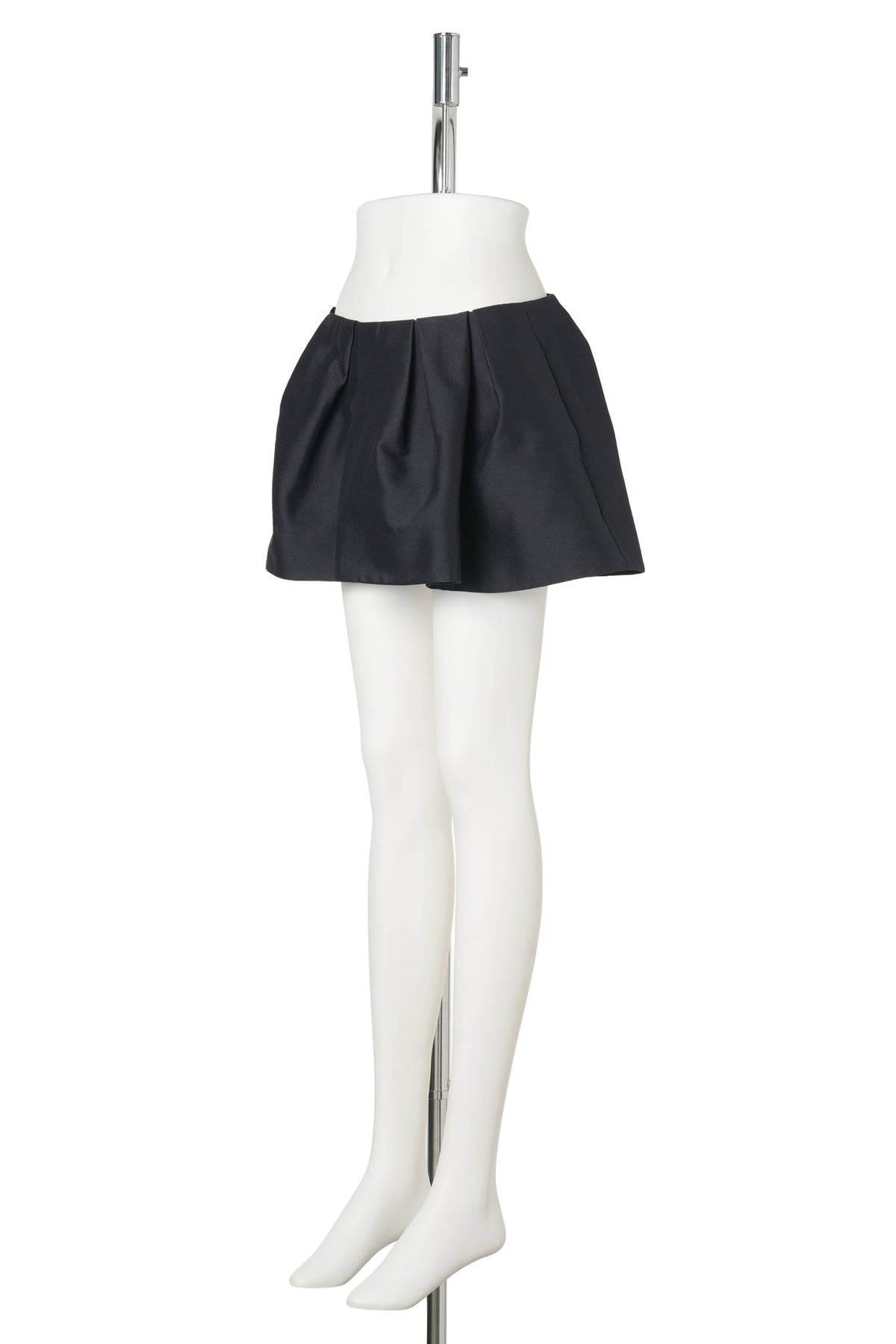 PLEATED MINI SKIRT / NAVY BLUE